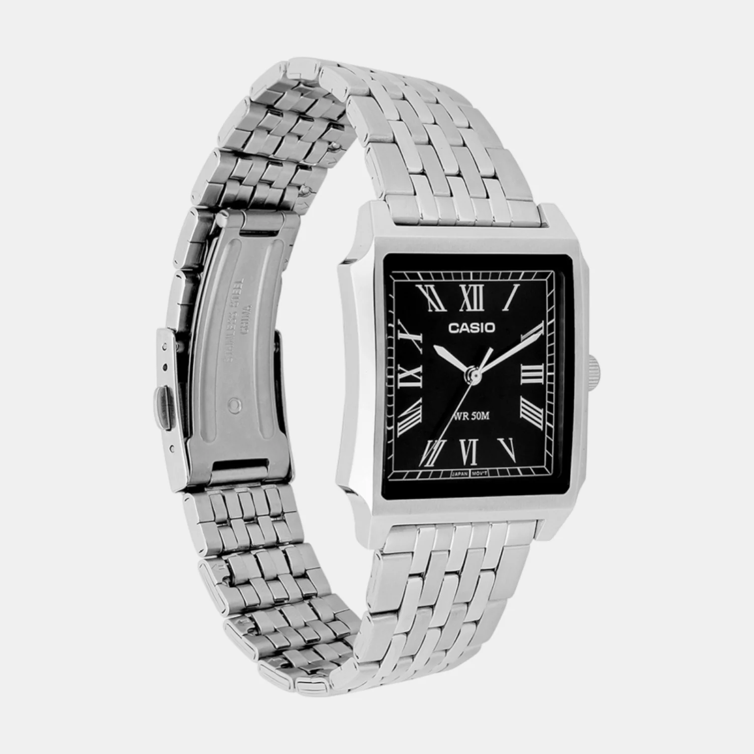 Enticer Men Quartz Black Dial Analog Stainless Steel Watch A2471 - Image 2