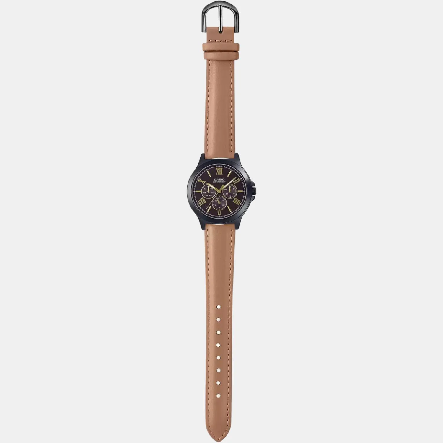 Enticer Men Quartz Black Dial Chronograph Leather Watch A1971 - Image 6