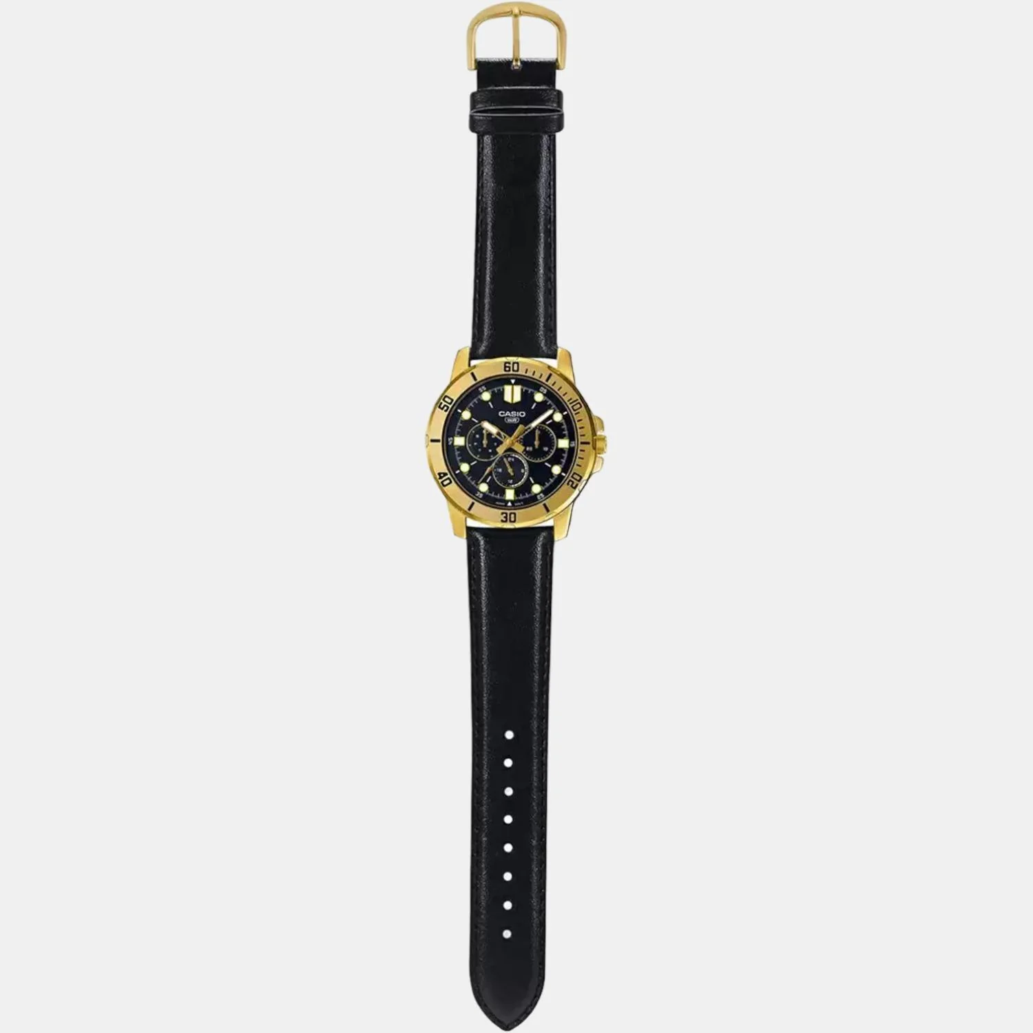 Enticer Men Quartz Black Dial Chronograph Stainless Steel Watch A1858 - Image 6