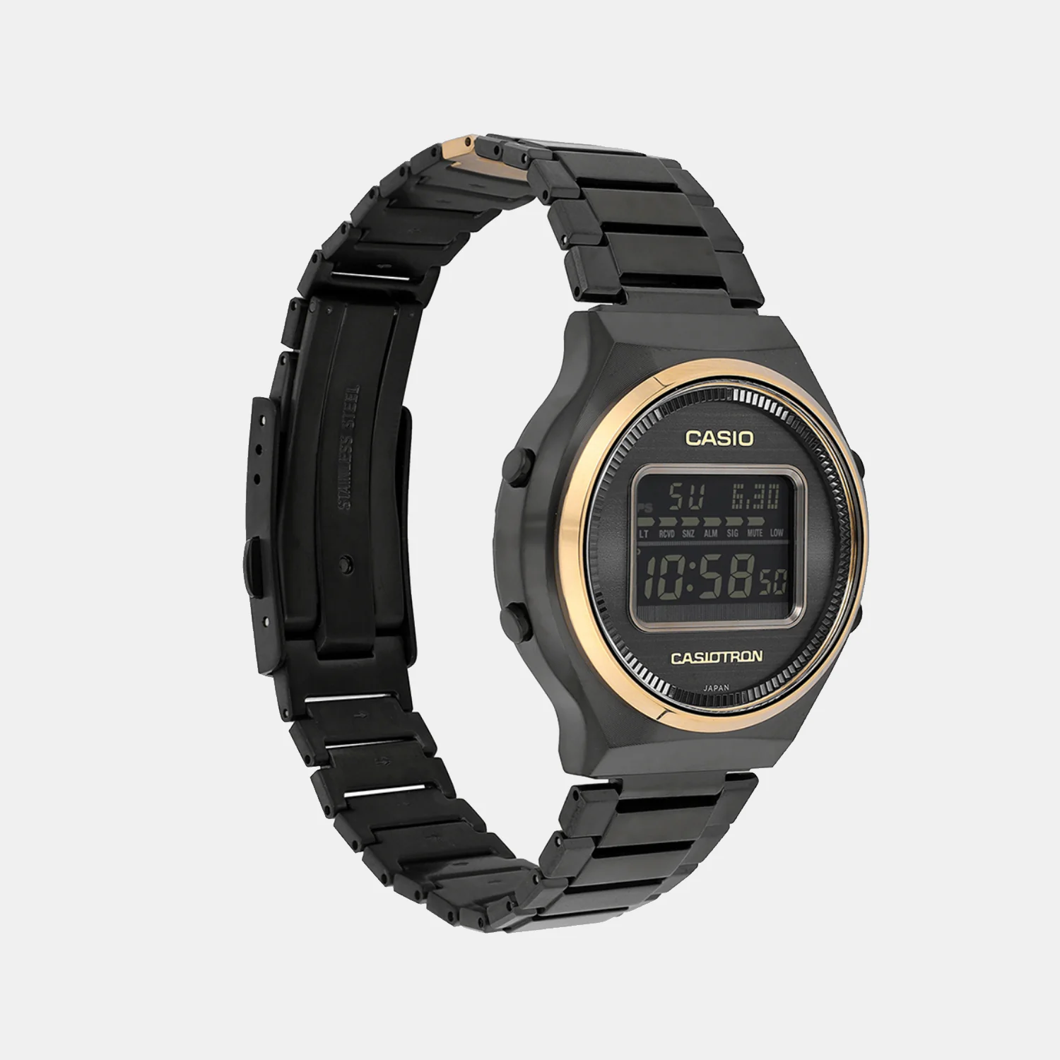 Enticer Men Quartz Black Dial Digital Stainless Steel Watch A2380 - Image 3