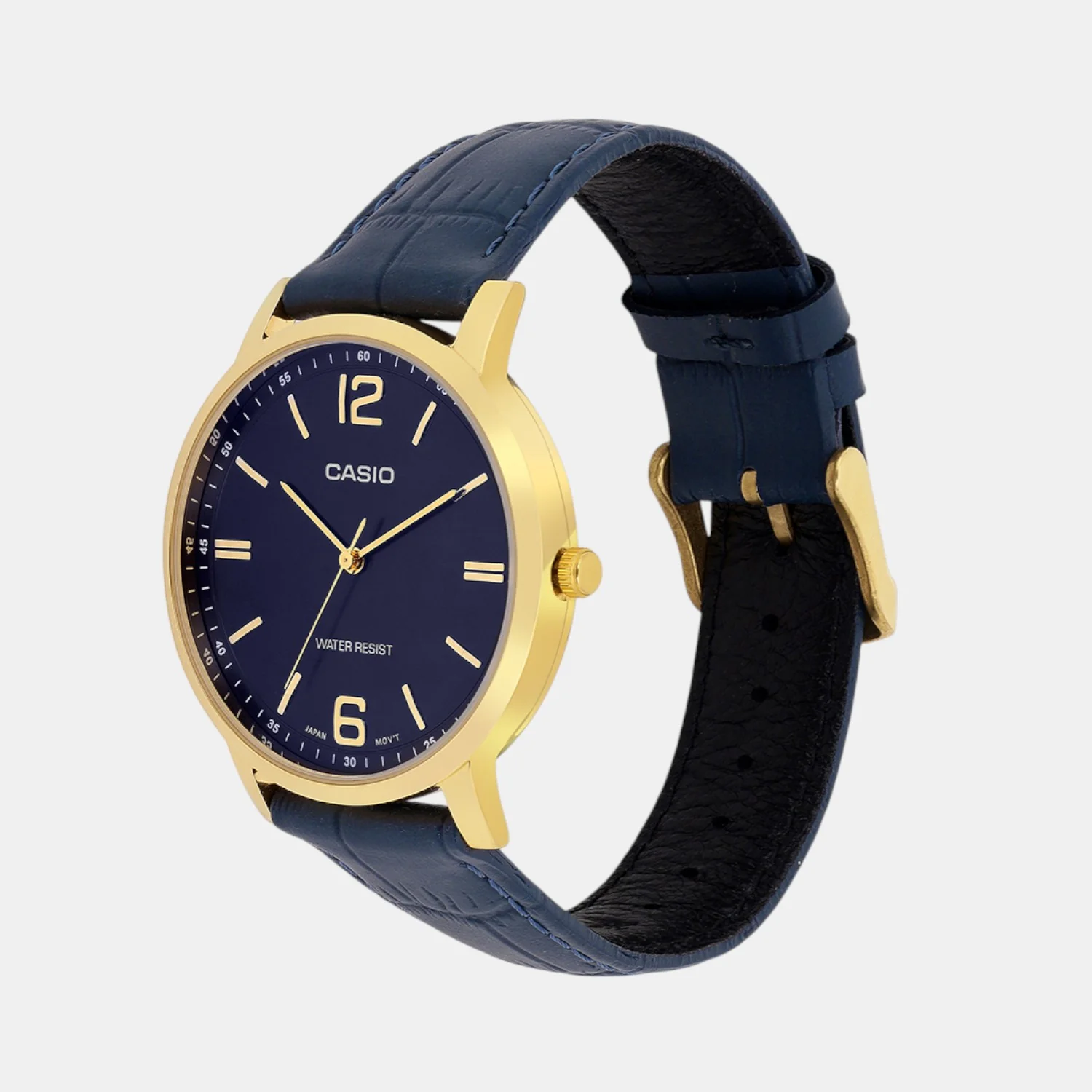 Enticer Men Quartz Blue Dial Analog Leather Watch A2439 - Image 4