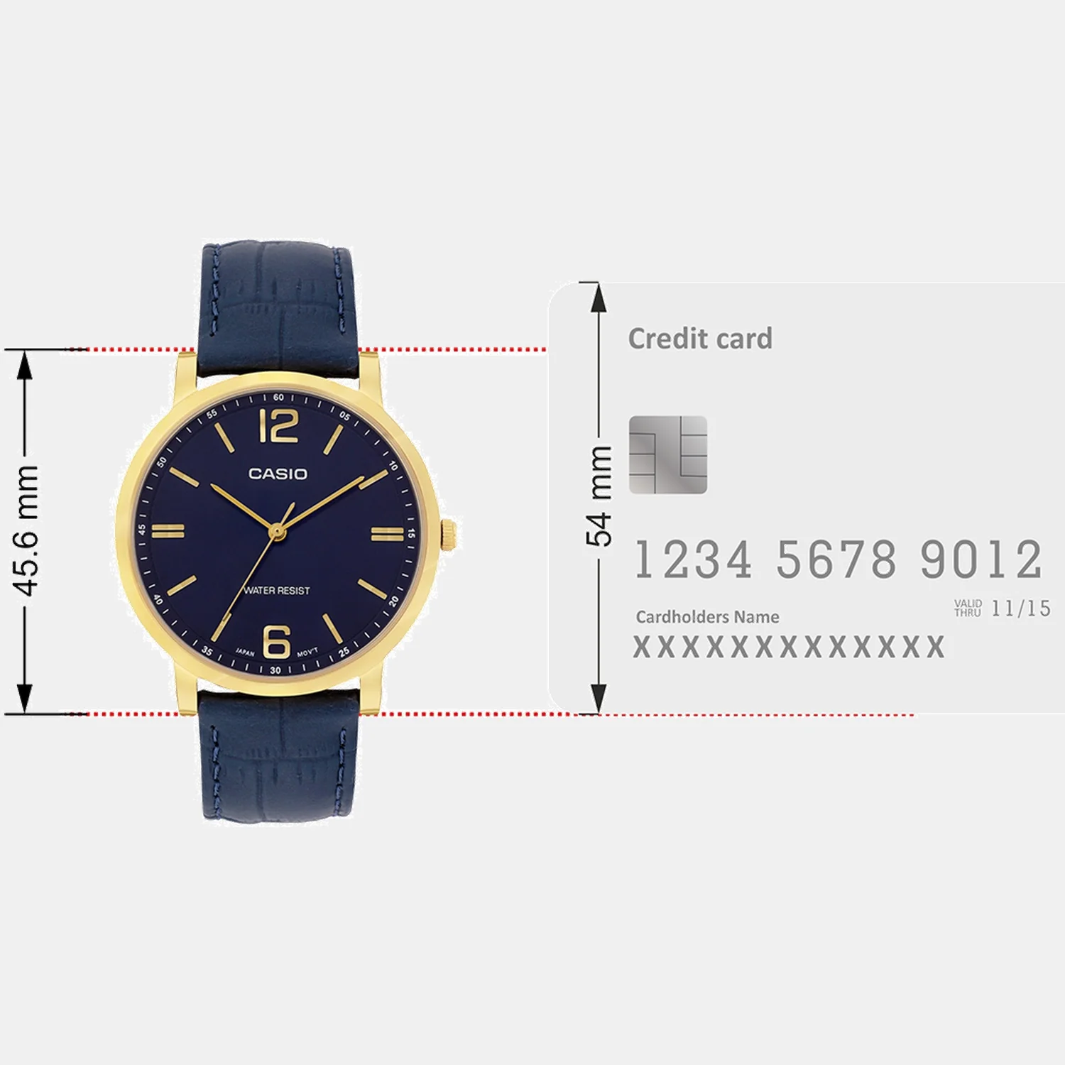 Enticer Men Quartz Blue Dial Analog Leather Watch A2439 - Image 9