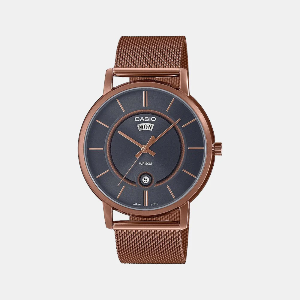 Enticer Men Quartz Blue Dial Analog Stainless Steel Watch A2048