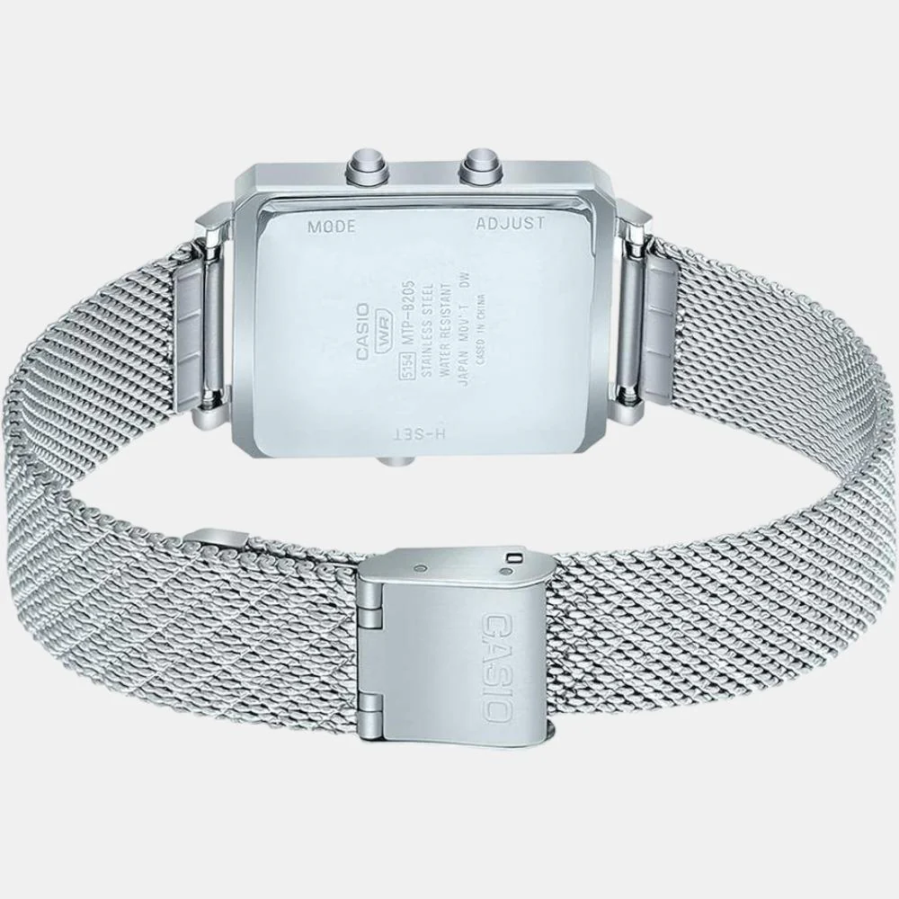 Enticer Men Quartz Blue Dial Analog Mesh Watch A2086 - Image 4