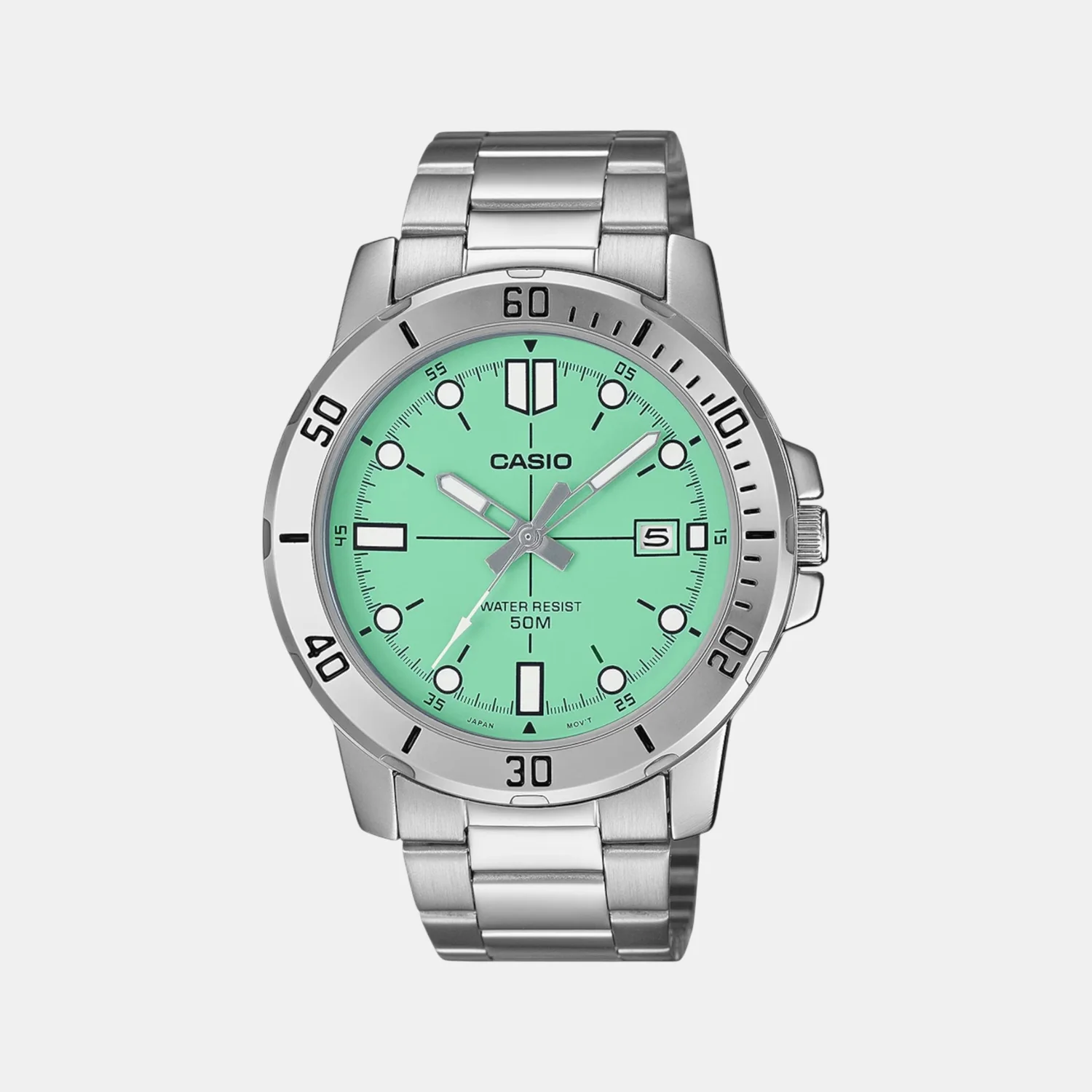 Enticer Men Quartz Blue Dial Analog Stainless Steel Watch A2336