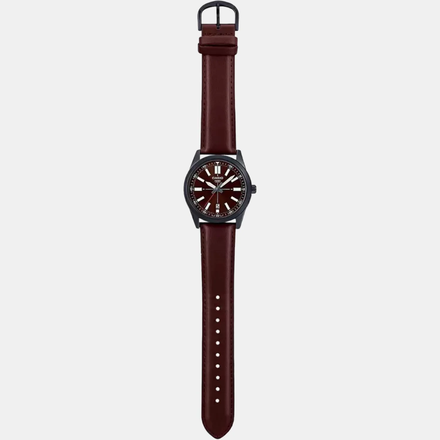 Enticer Men Quartz Brown Dial Analog Leather Watch A1946 - Image 5