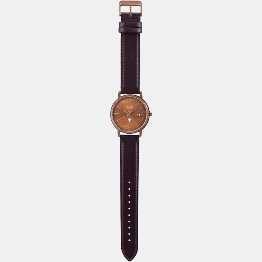 Enticer Men Quartz Brown Dial Analog Leather Watch A2054 - Image 6