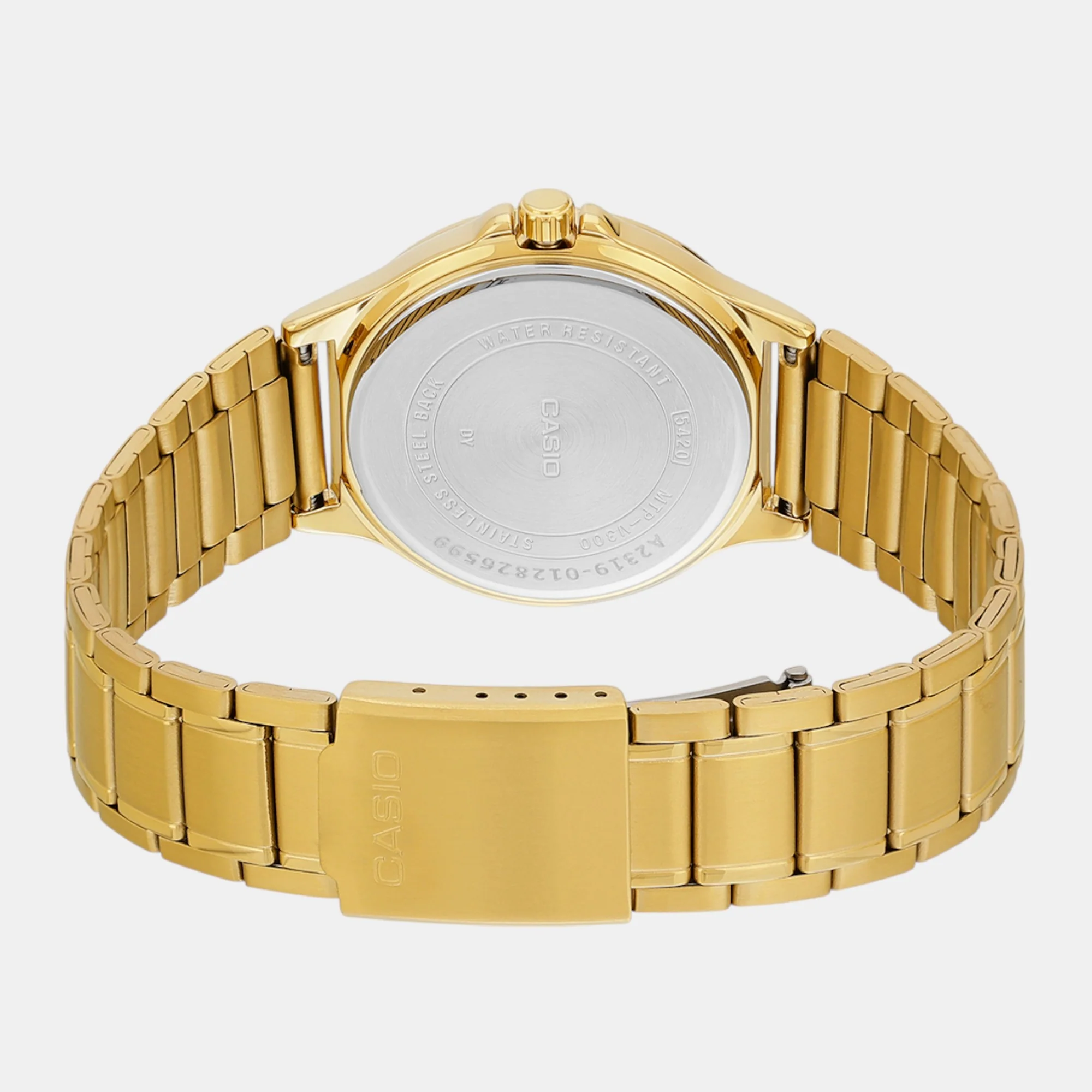 Enticer Men Quartz Gold Dial Multi-Function Stainless Steel Watch A2319 - Image 7