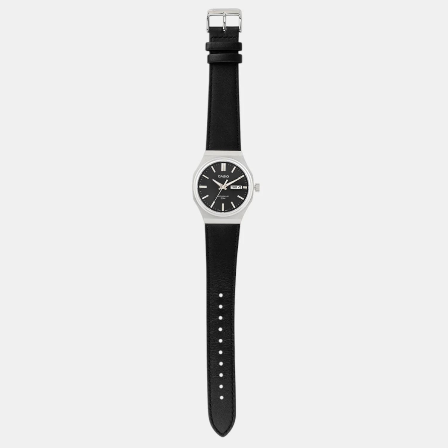 Enticer Men Quartz Grey Dial Analog Leather Watch A2419 - Image 5