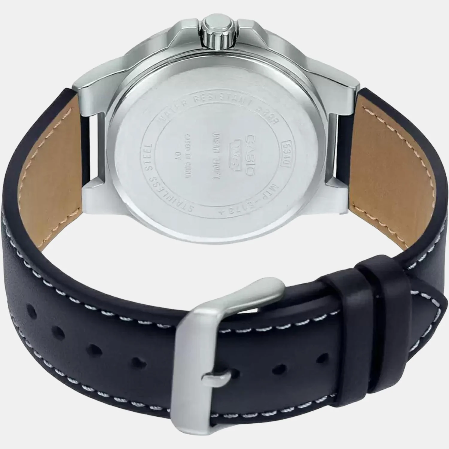 Enticer Men Quartz Silver Dial Analog Leather Watch A1825 - Image 5