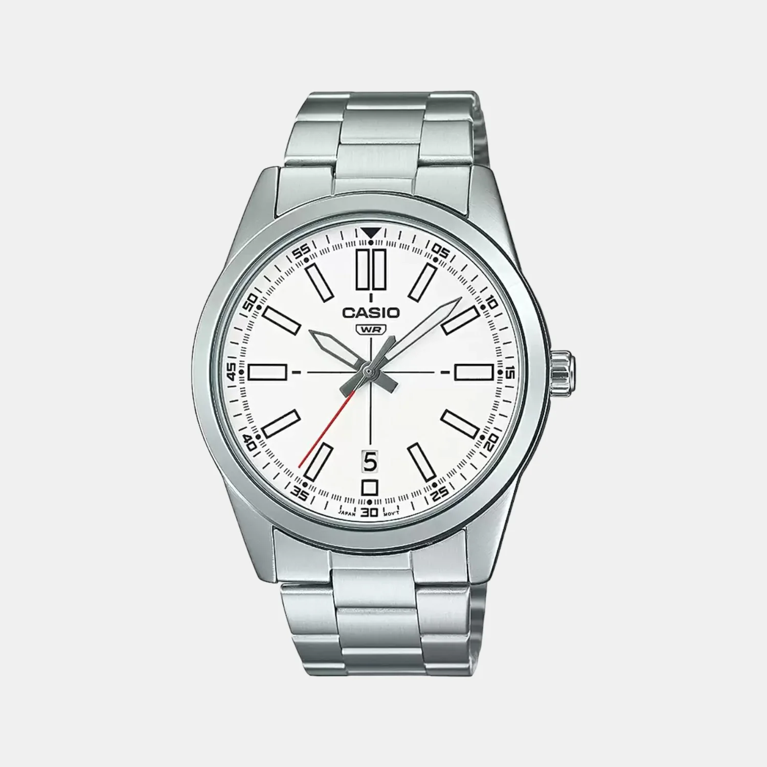 Enticer Men Quartz White Dial Analog Stainless Steel Watch A1950