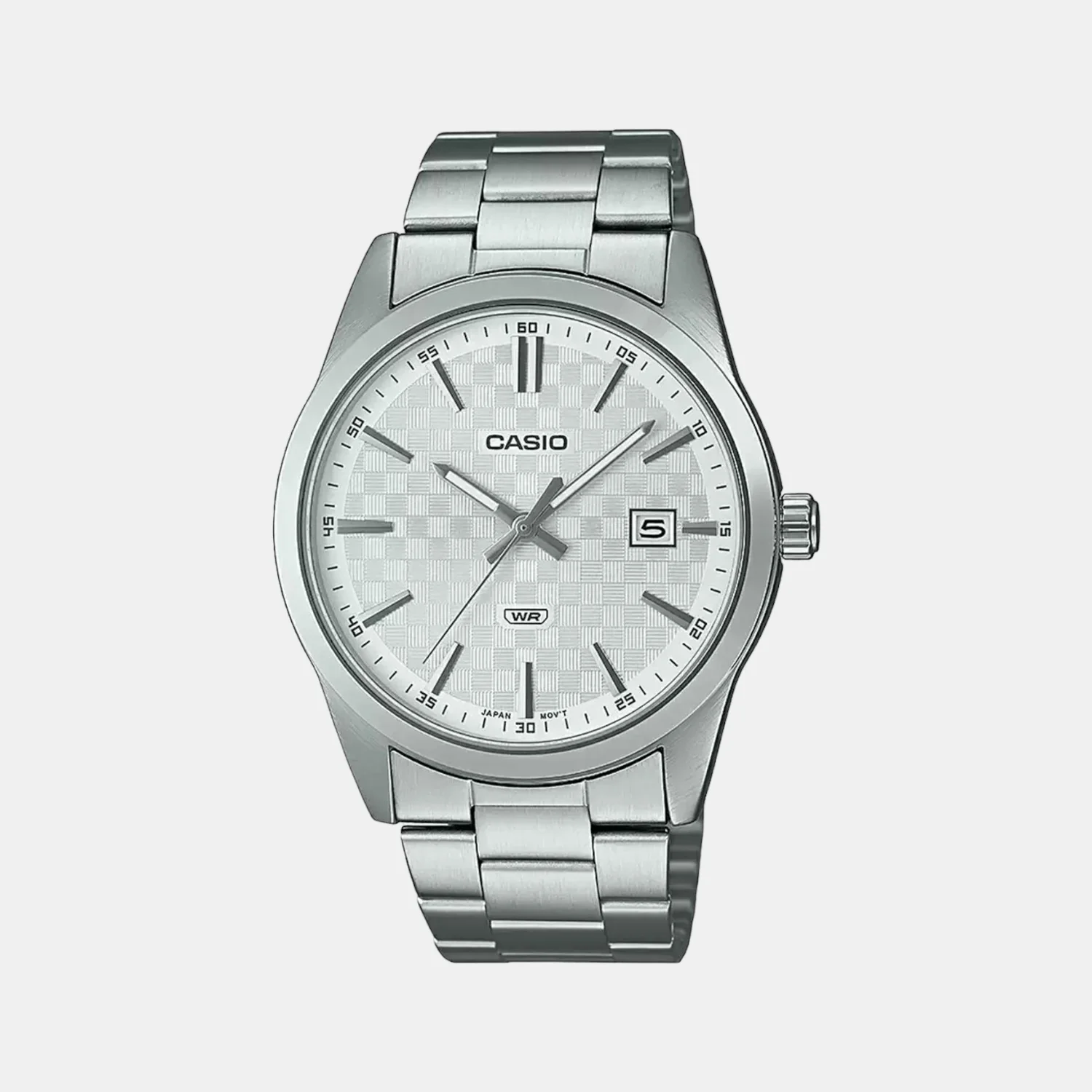 Enticer Men Quartz White Dial Analog Stainless Steel Watch A2094