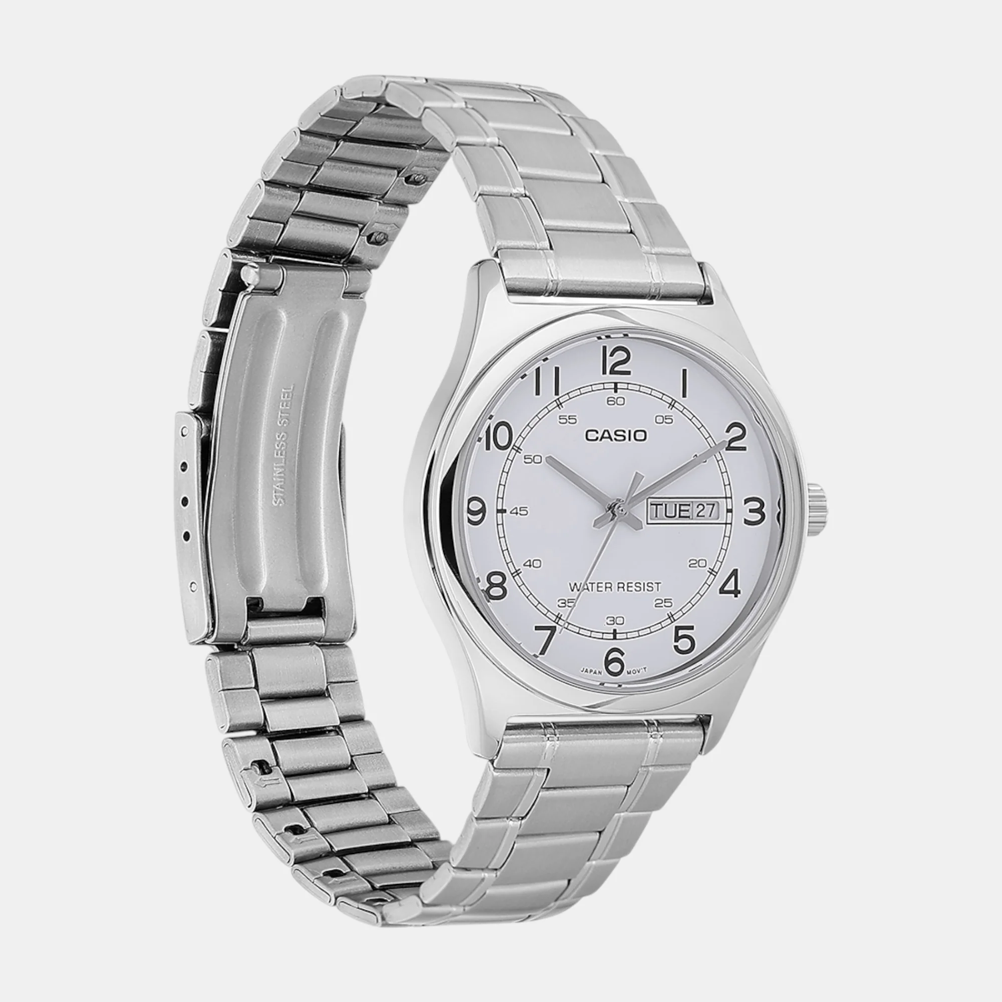 Enticer Men Quartz White Dial Analog Stainless Steel Watch A2316 - Image 4