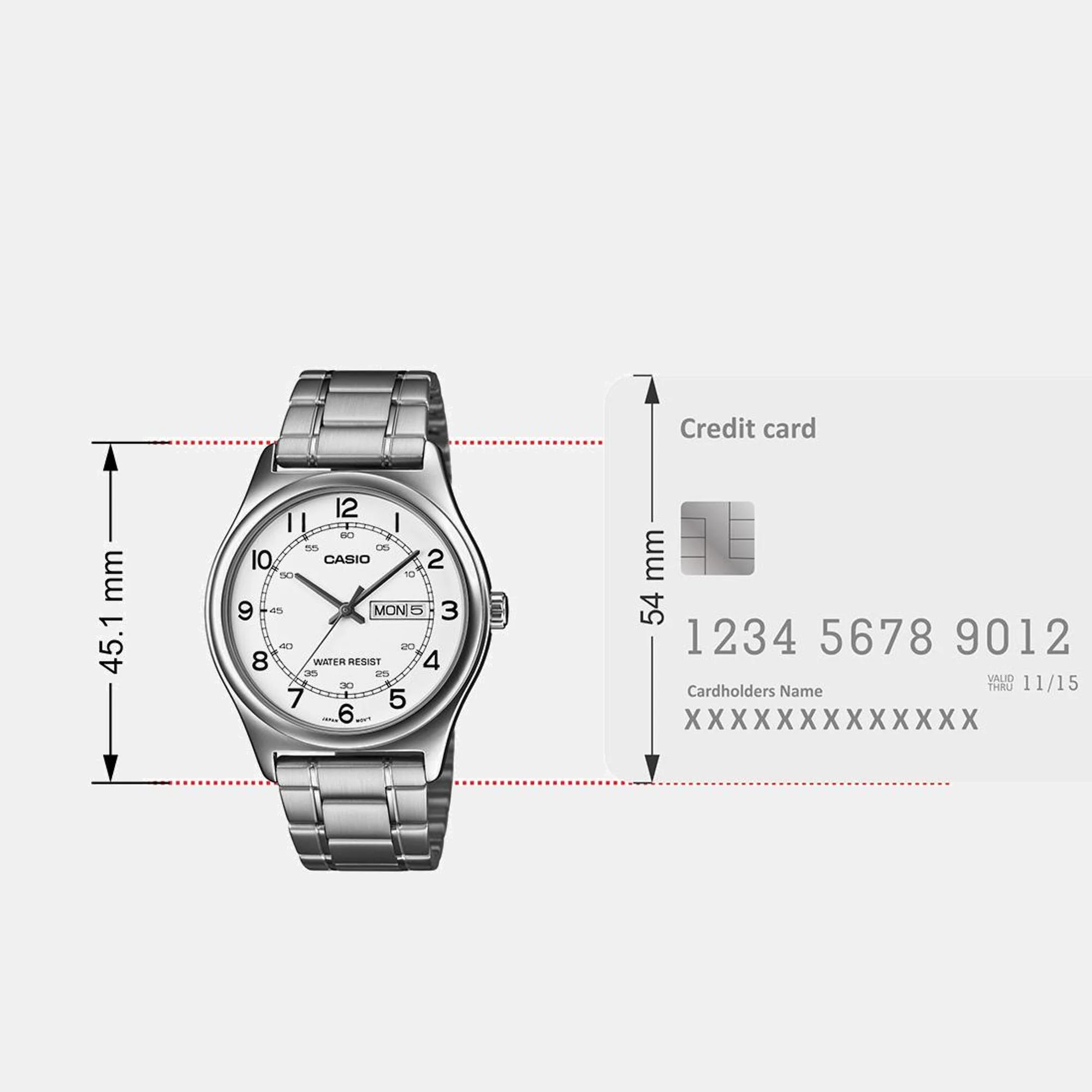 Enticer Men Quartz White Dial Analog Stainless Steel Watch A2316 - Image 9