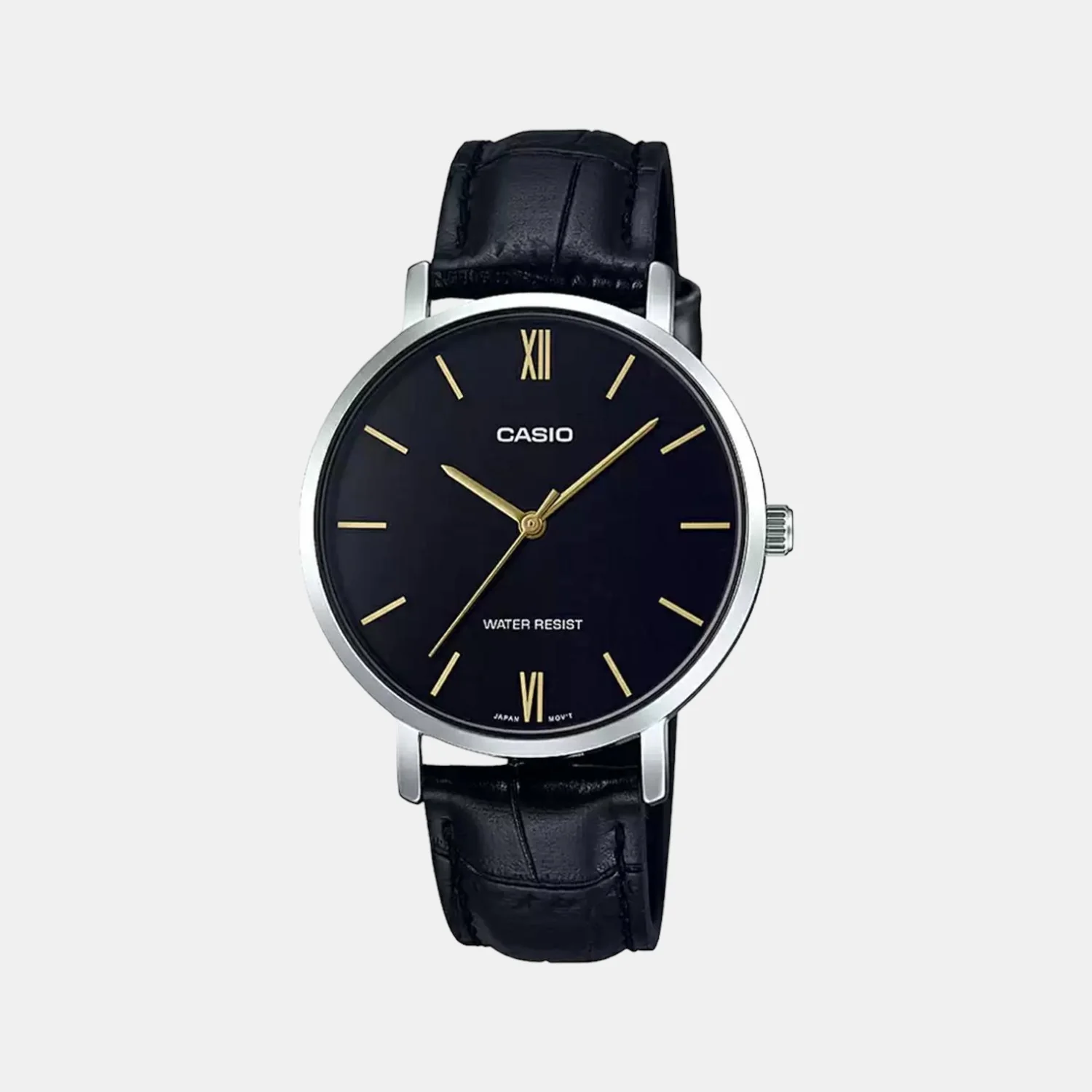 Enticer Women Quartz Black Dial Analog Leather Watch A1626