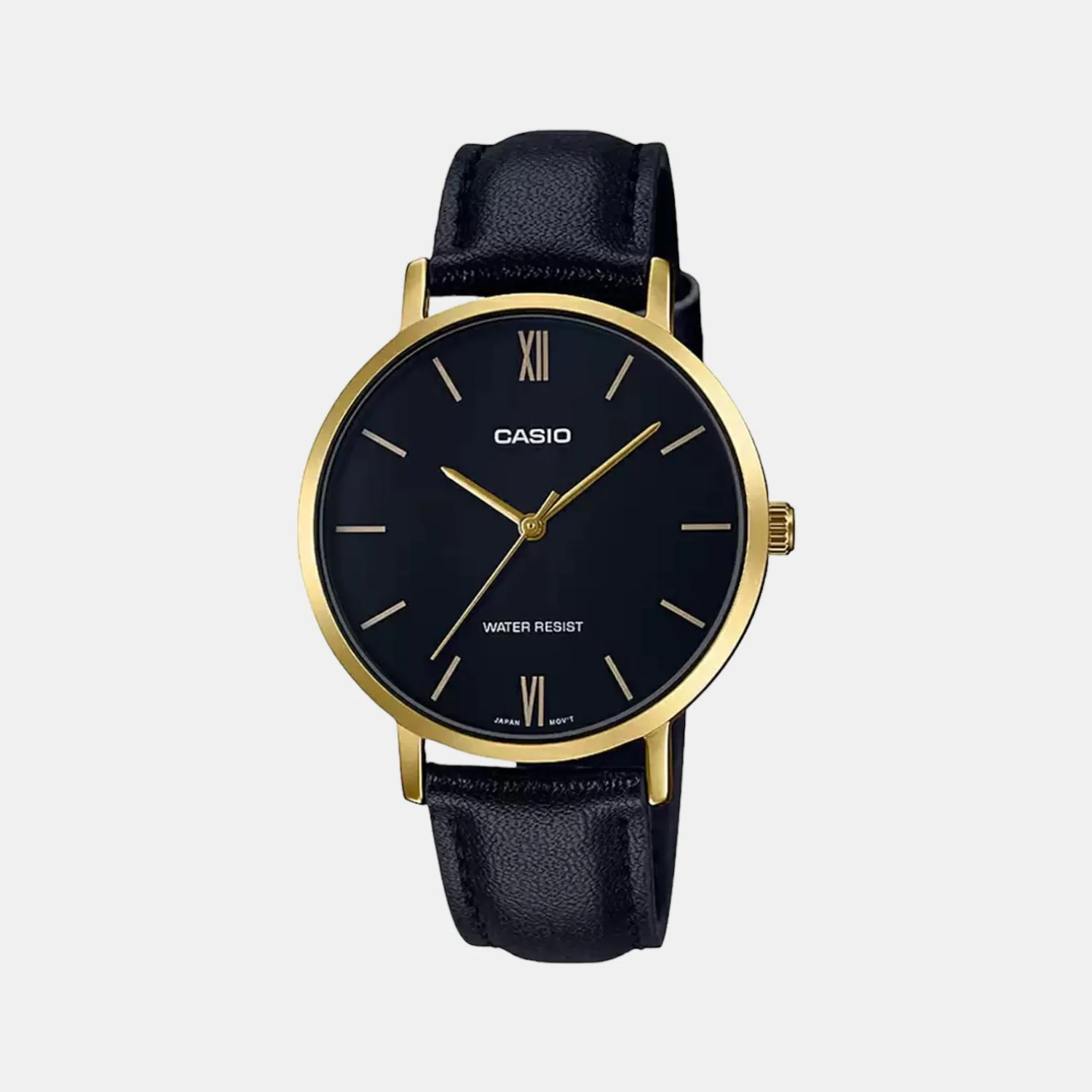 Enticer Women Quartz Black Dial Analog Leather Watch A1785