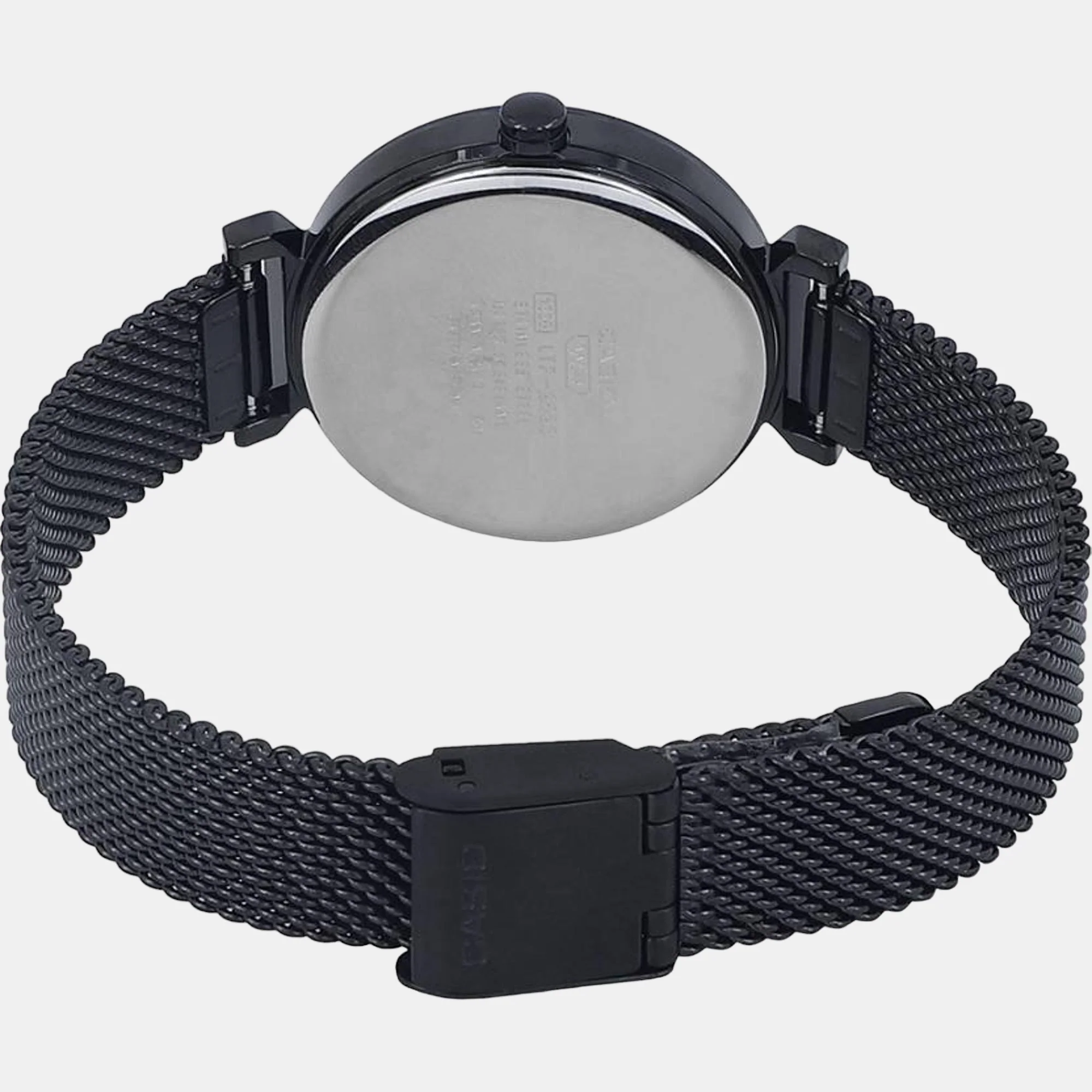 Enticer Women Quartz Black Dial Analog Mesh Watch A2126 - Image 3