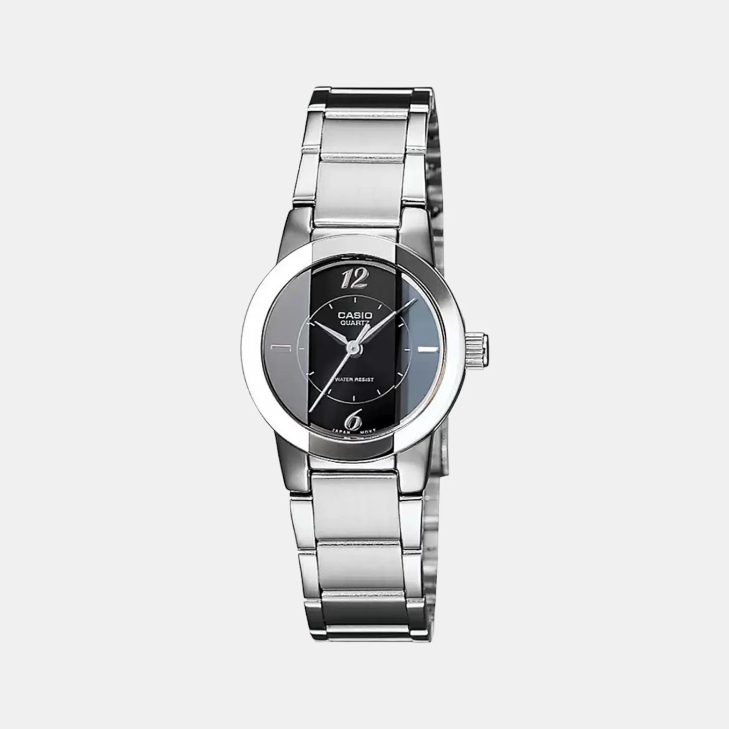 Enticer Women Quartz Black Dial Analog Stainless Steel Watch SH33 - Image 2
