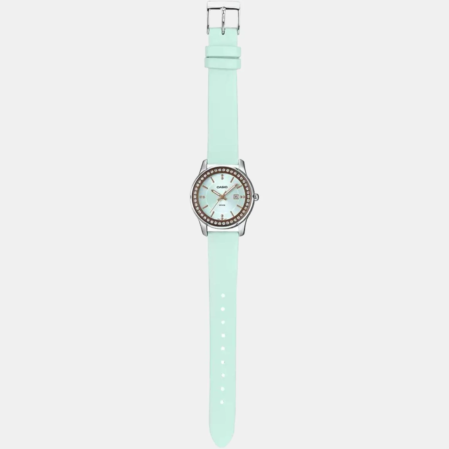 Enticer Women Quartz Blue Dial Analog Leather Watch A1583 - Image 7