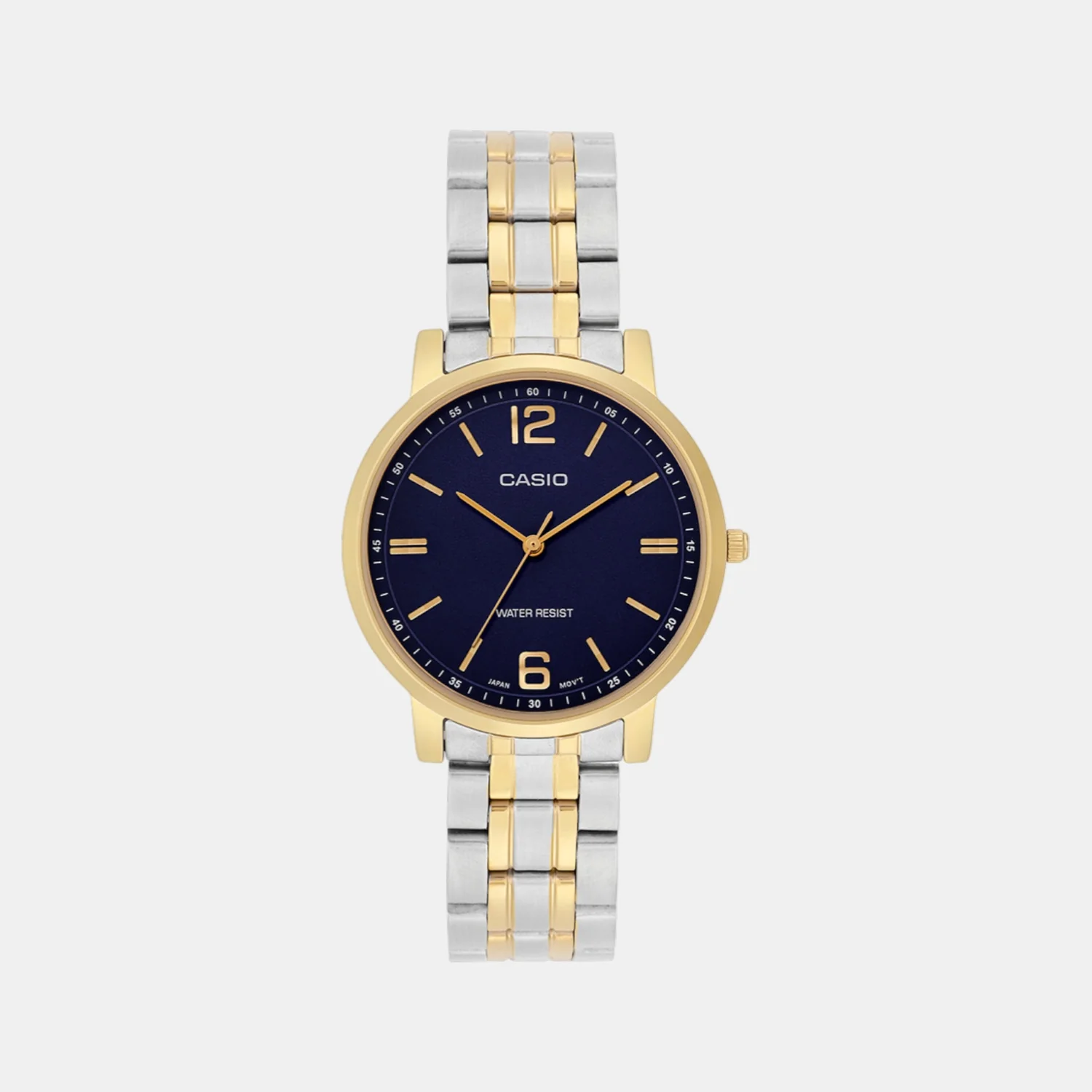 Enticer Women Quartz Blue Dial Analog Stainless Steel Watch A2444