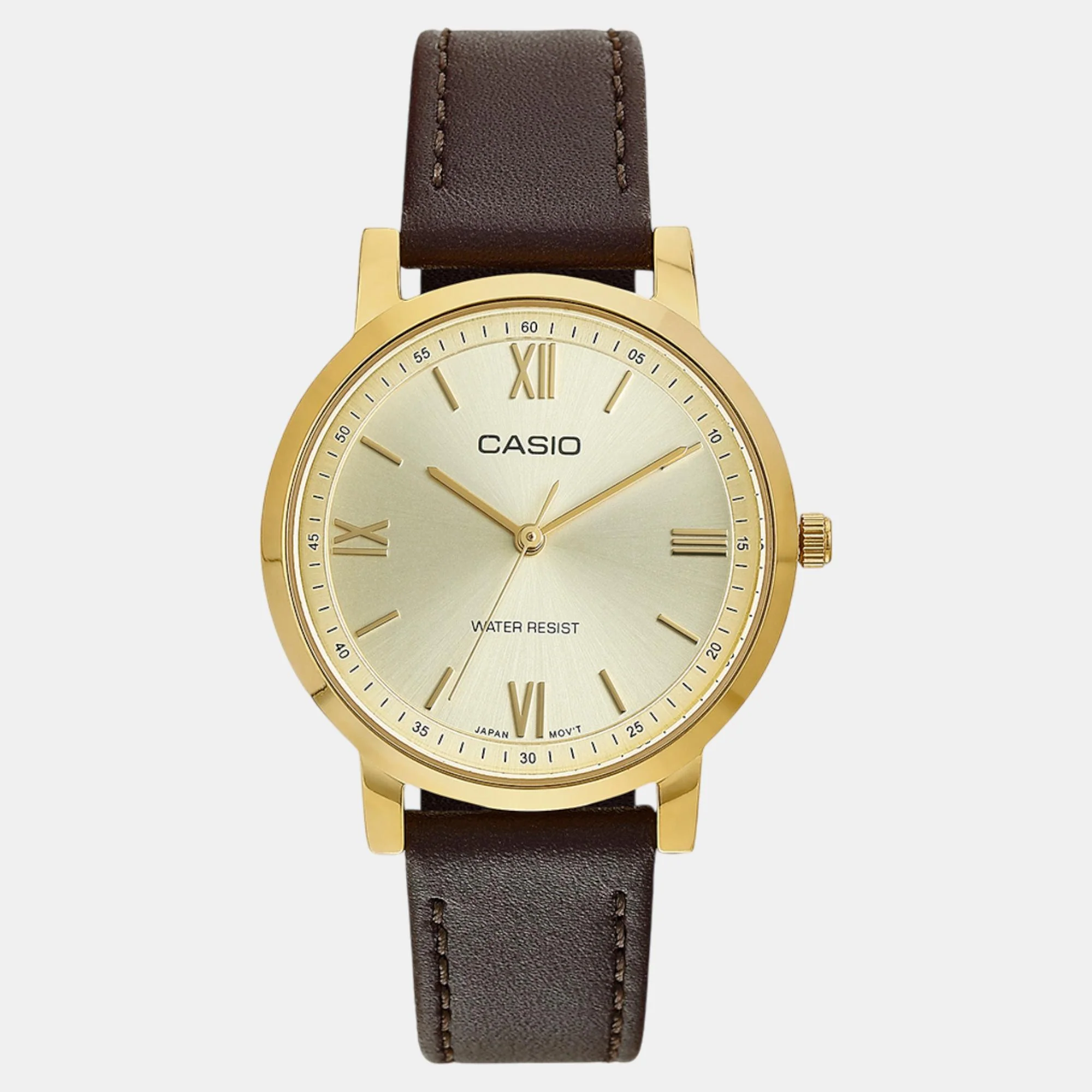 Enticer Women Quartz Gold Dial Analog Leather Watch A2159 - Image 2