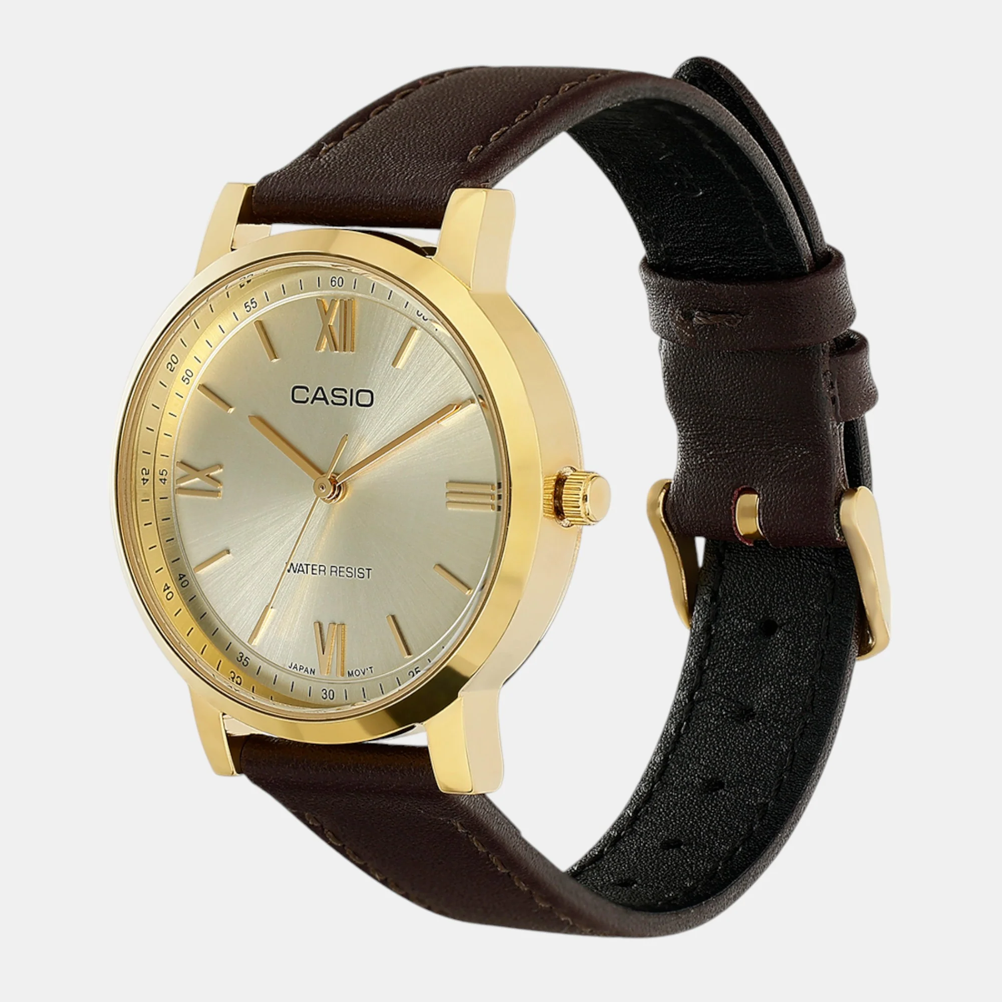 Enticer Women Quartz Gold Dial Analog Leather Watch A2159 - Image 6