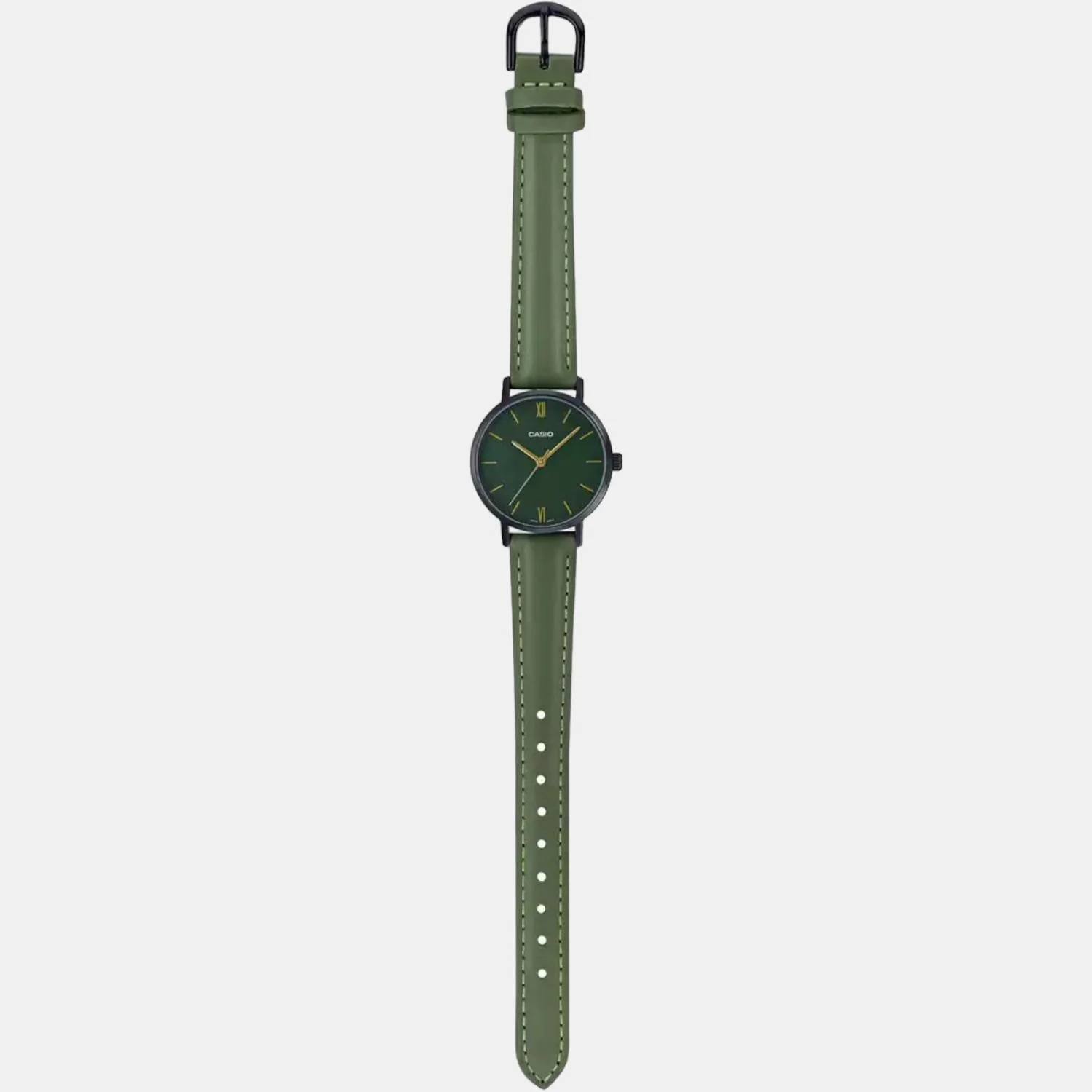 Enticer Women Quartz Green Dial Analog Leather Watch A2002 - Image 6