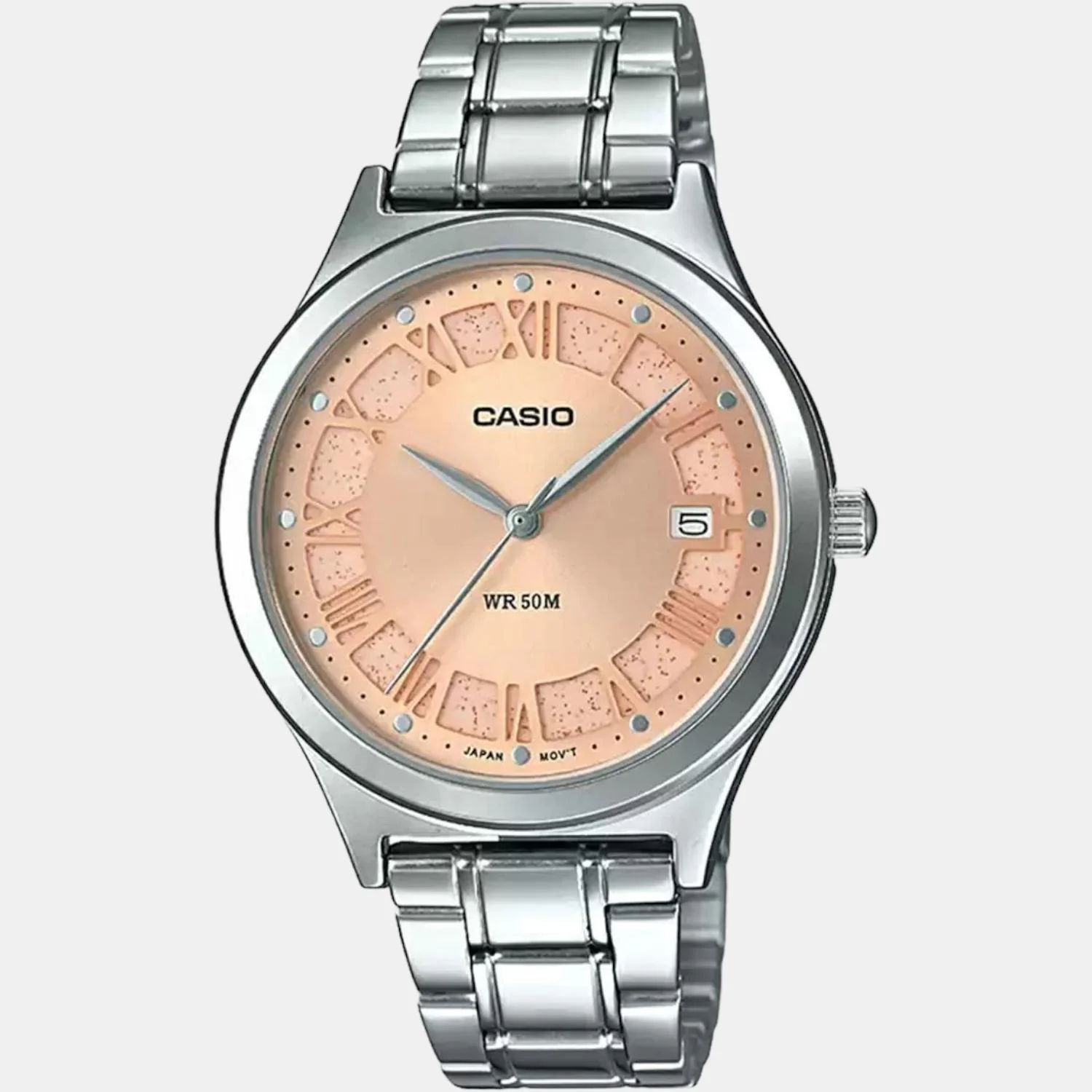 Enticer Women Quartz Rose Gold Dial Analog Stainless Steel Watch A1590 - Image 2