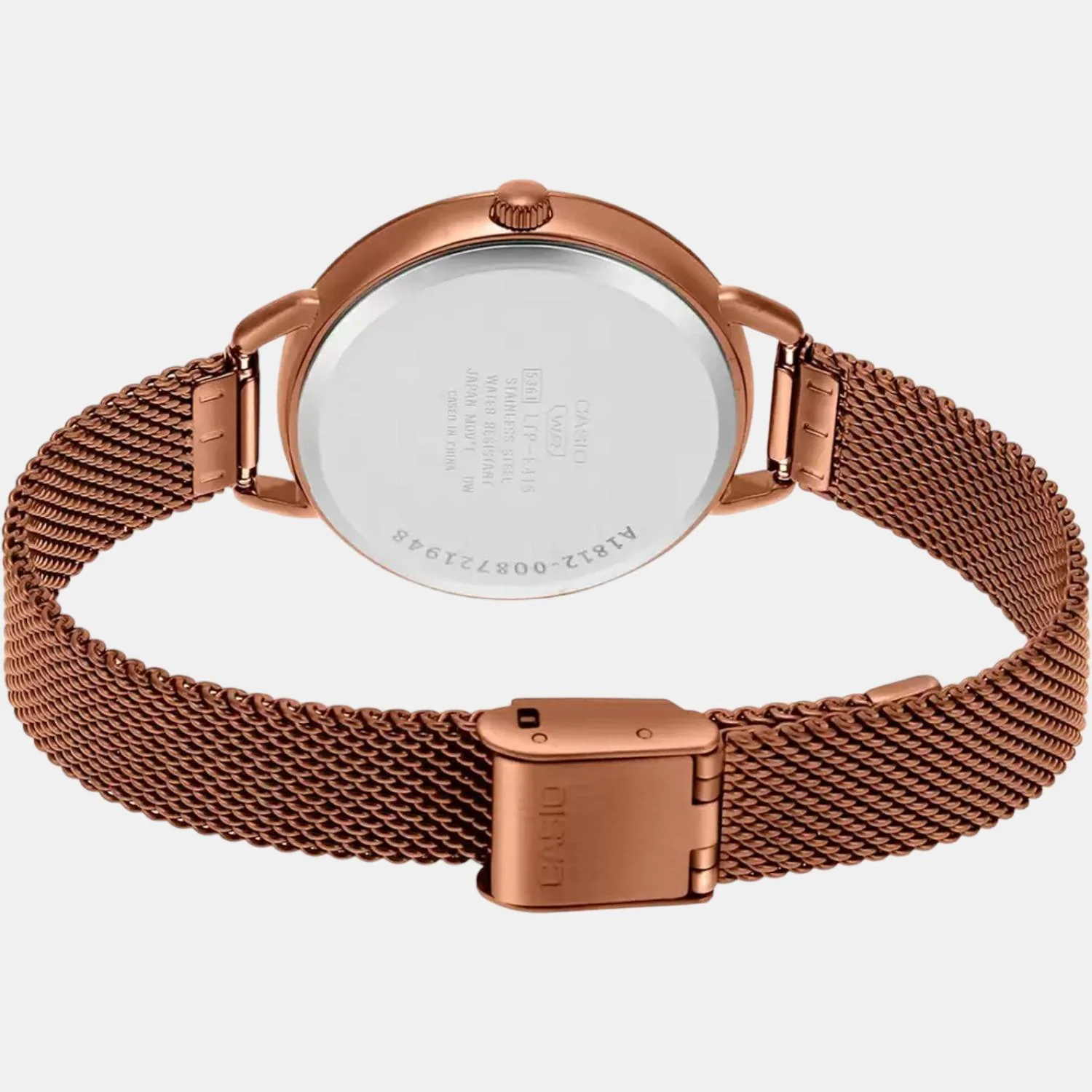 Enticer Women Quartz Pink Dial Analog Mesh Watch A1799 - Image 6