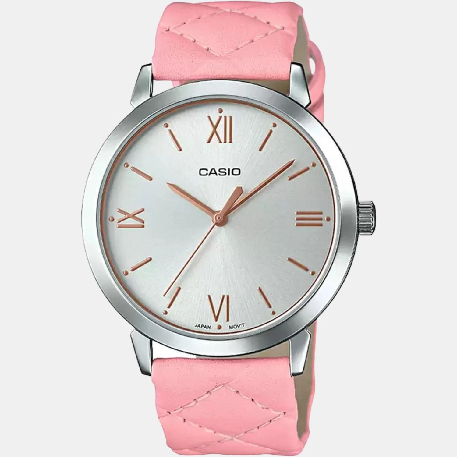 Enticer Women Quartz Silver Dial Analog Leather Watch A1483 - Image 2