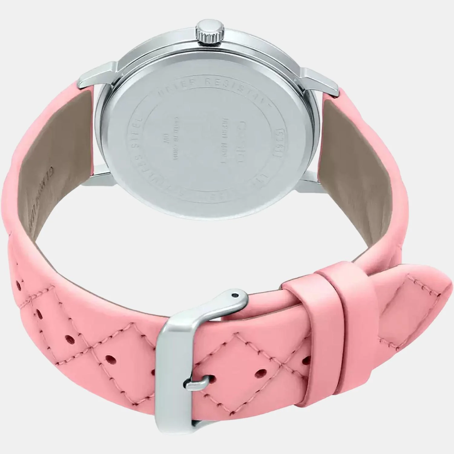 Enticer Women Quartz Silver Dial Analog Leather Watch A1483 - Image 5
