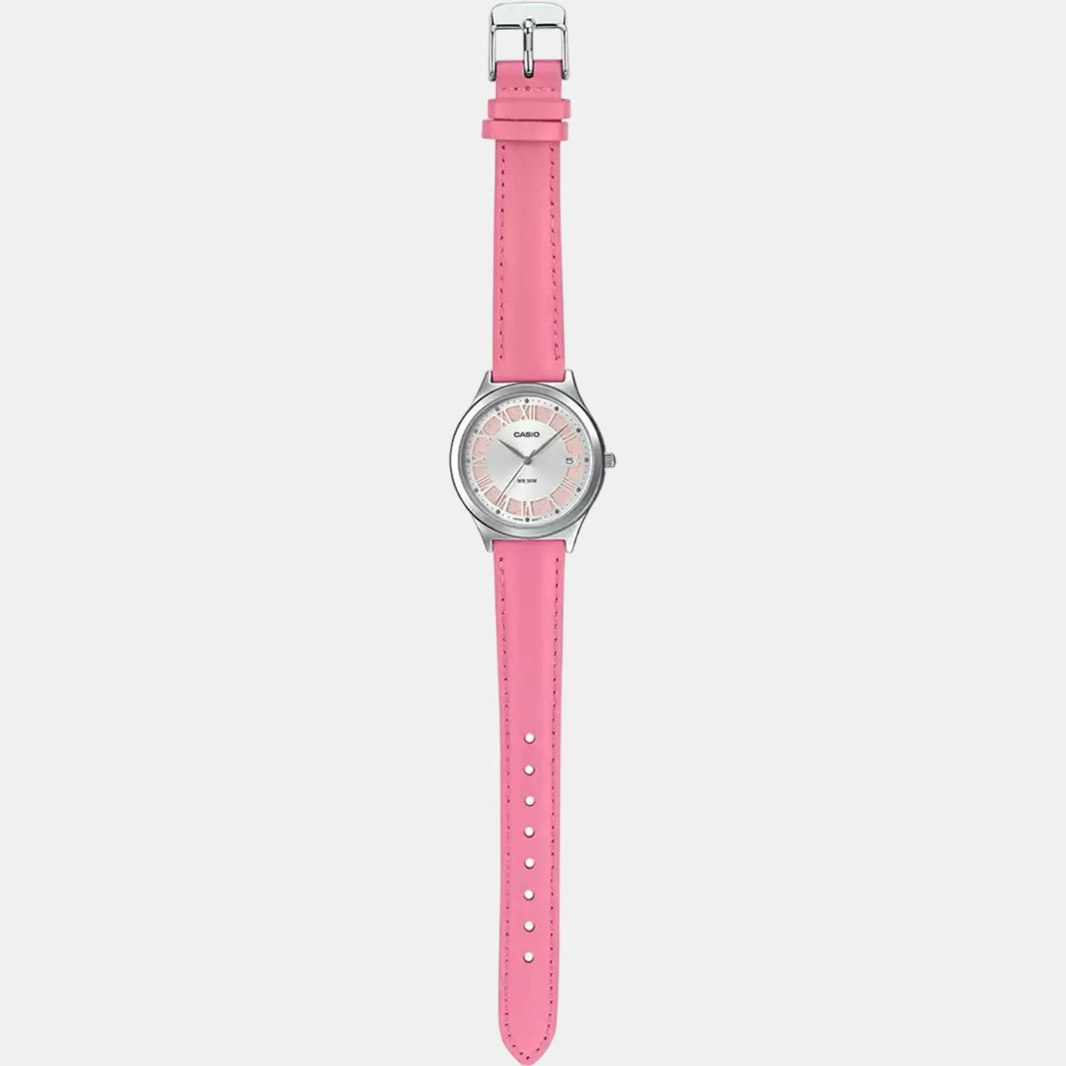 Enticer Women Quartz Silver Dial Analog Leather Watch A1592 - Image 7