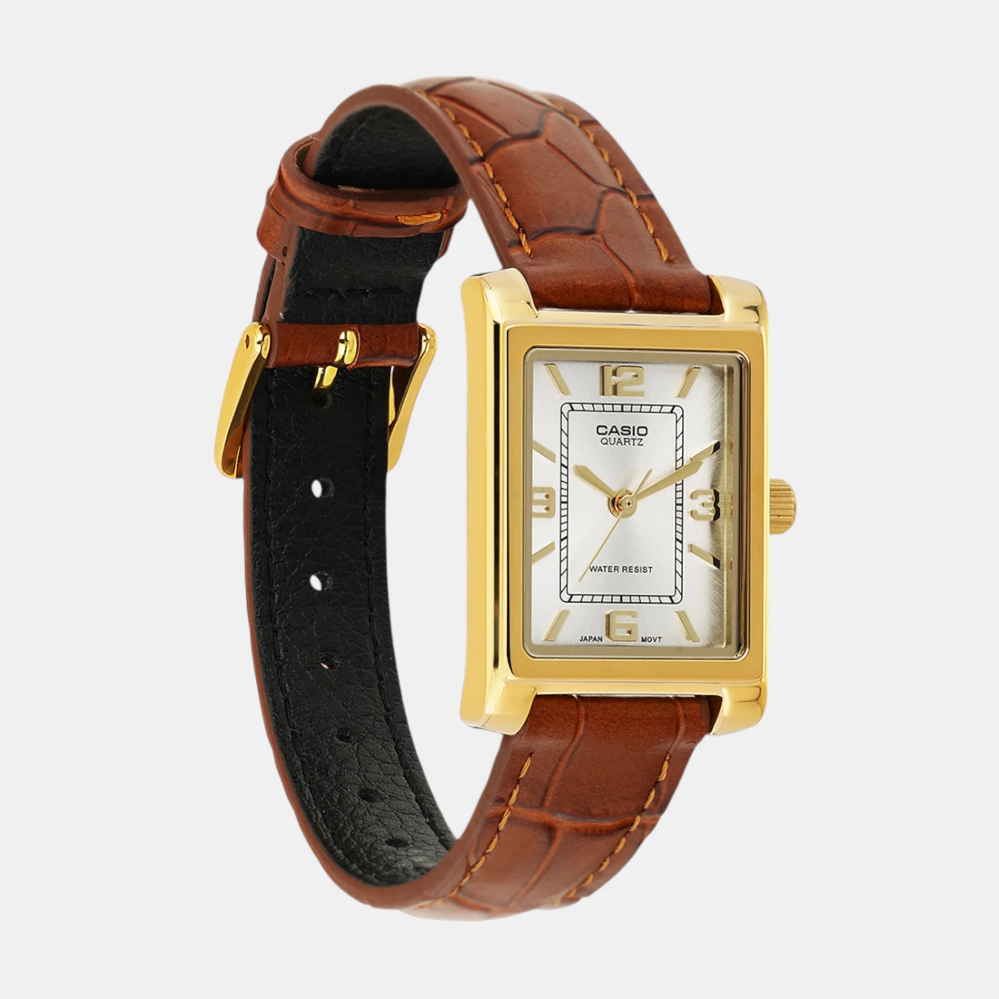 Enticer Women Quartz Silver Dial Analog Leather Watch A2358 - Image 3