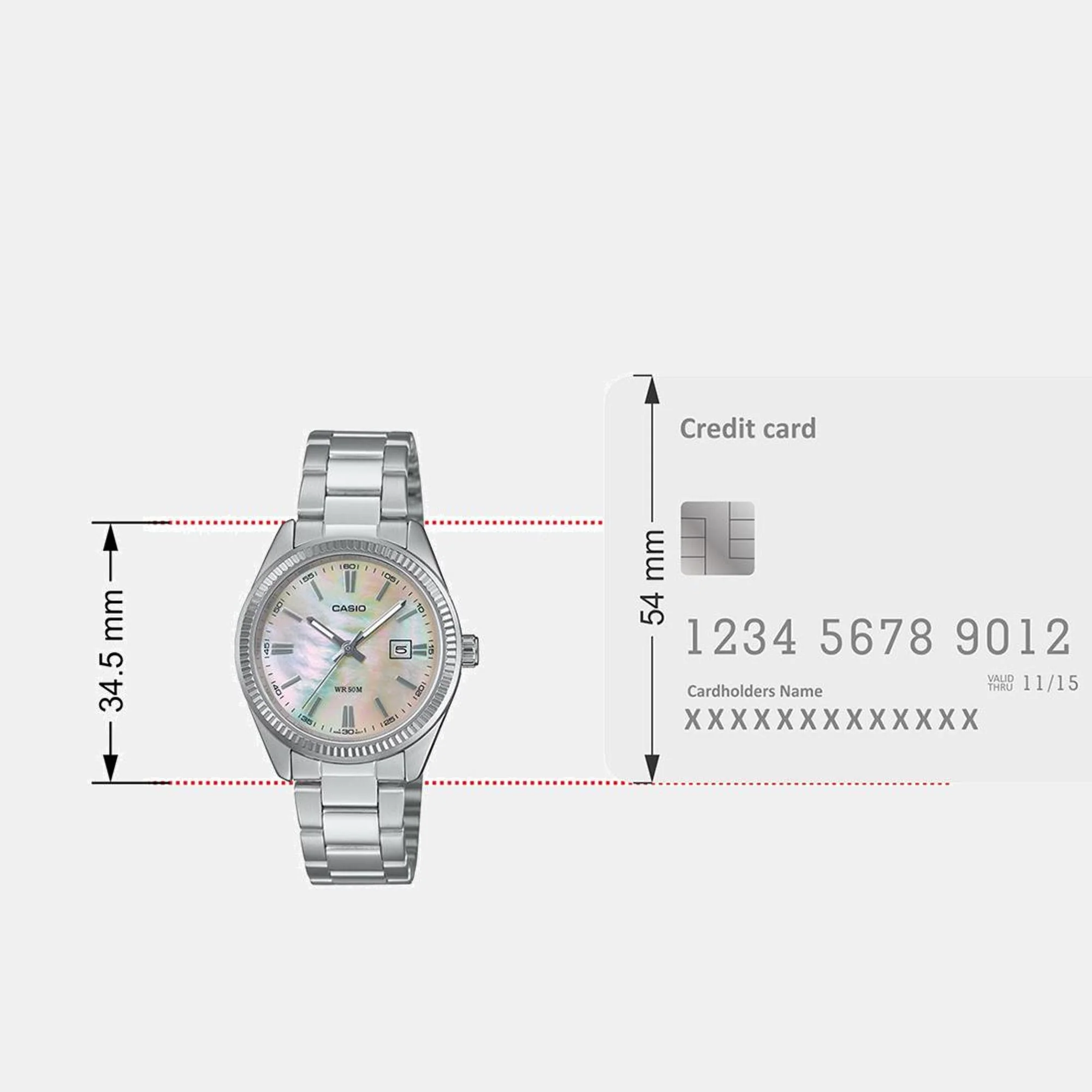 Enticer Women Quartz Multi Dial Analog Stainless Steel Watch A2364 - Image 9