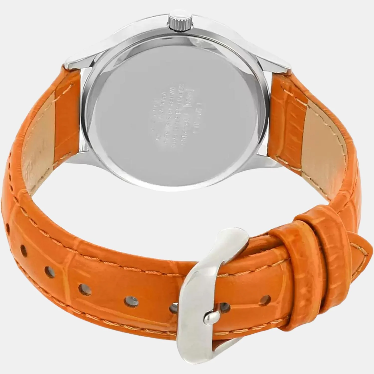 Enticer Women Quartz White Dial Chronograph Leather Watch A862 - Image 4