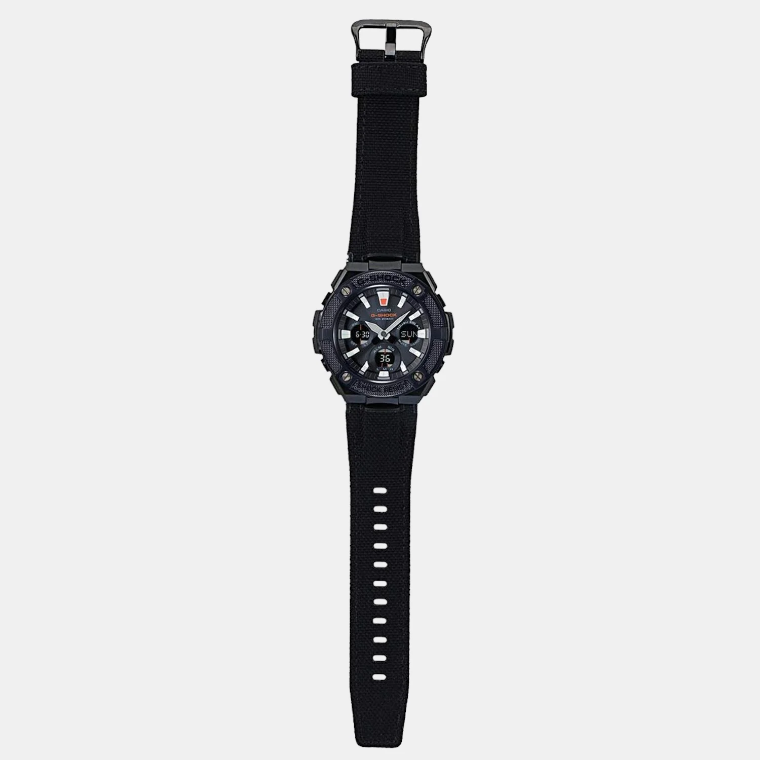 G-Shock Men Quartz Black Dial Analog-Digital Leather Watch G858 - Image 4