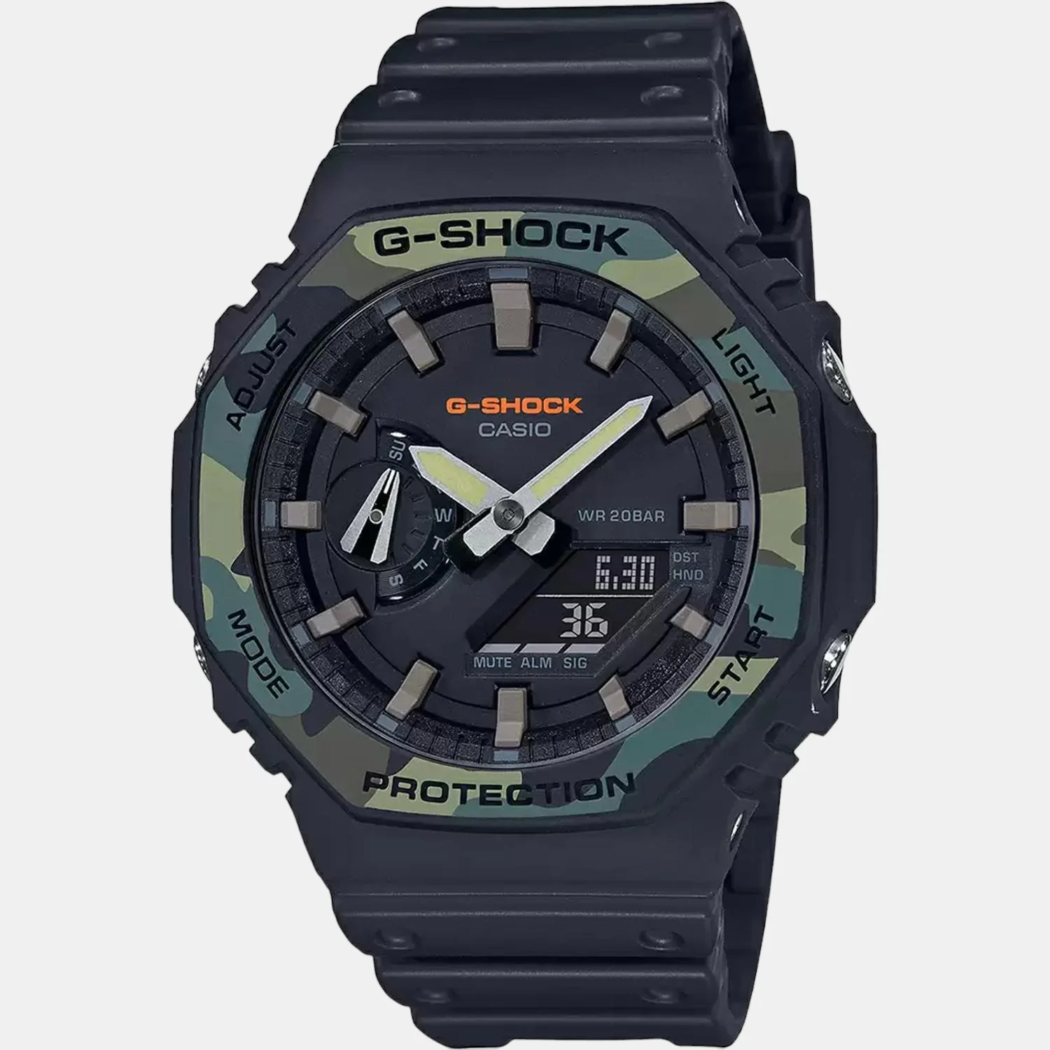 G-Shock Men Quartz Black Dial Analog-Digital Resin Watch G1047 - Image 2
