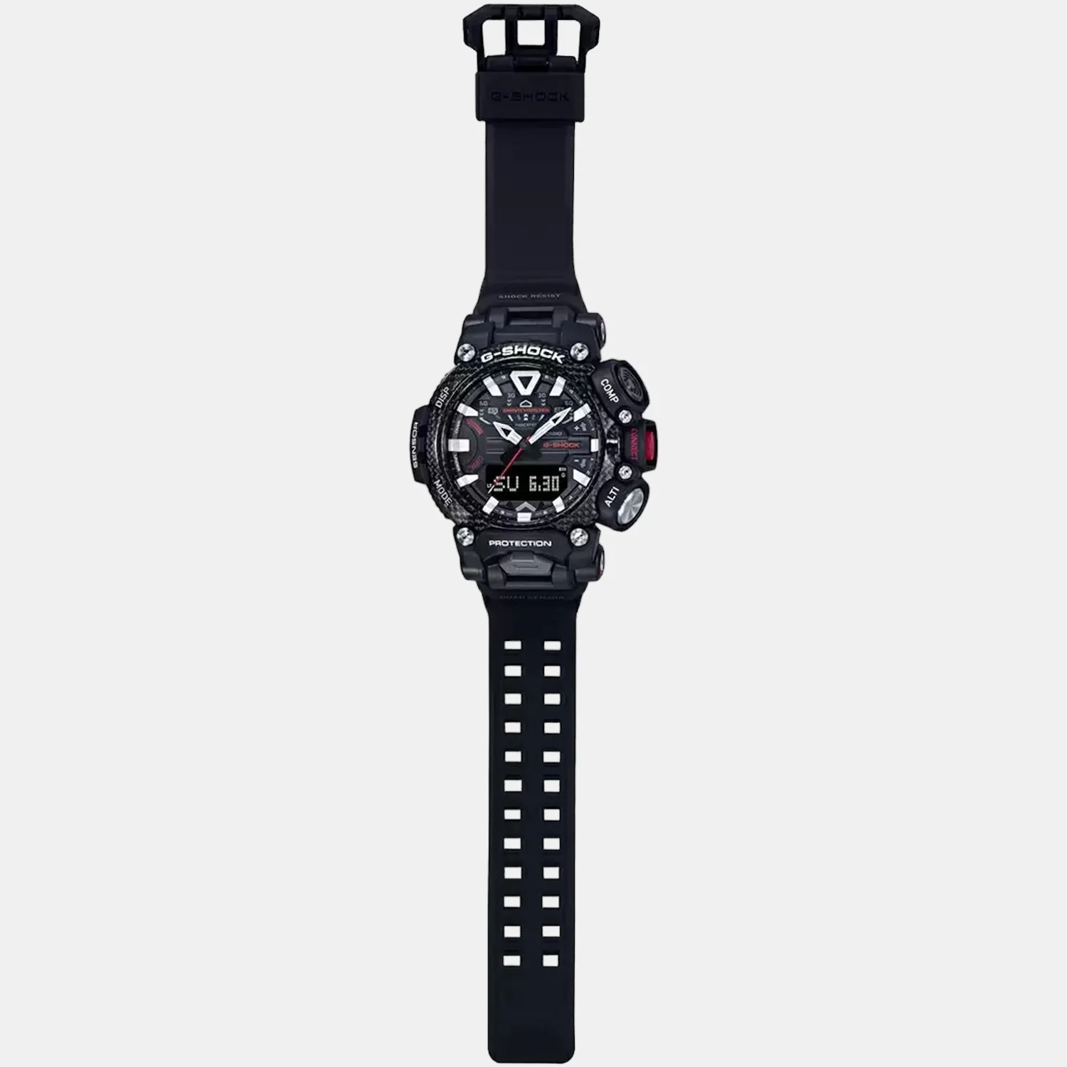 G-Shock Men Quartz Black Dial Analog-Digital Resin Watch G1072 - Image 6