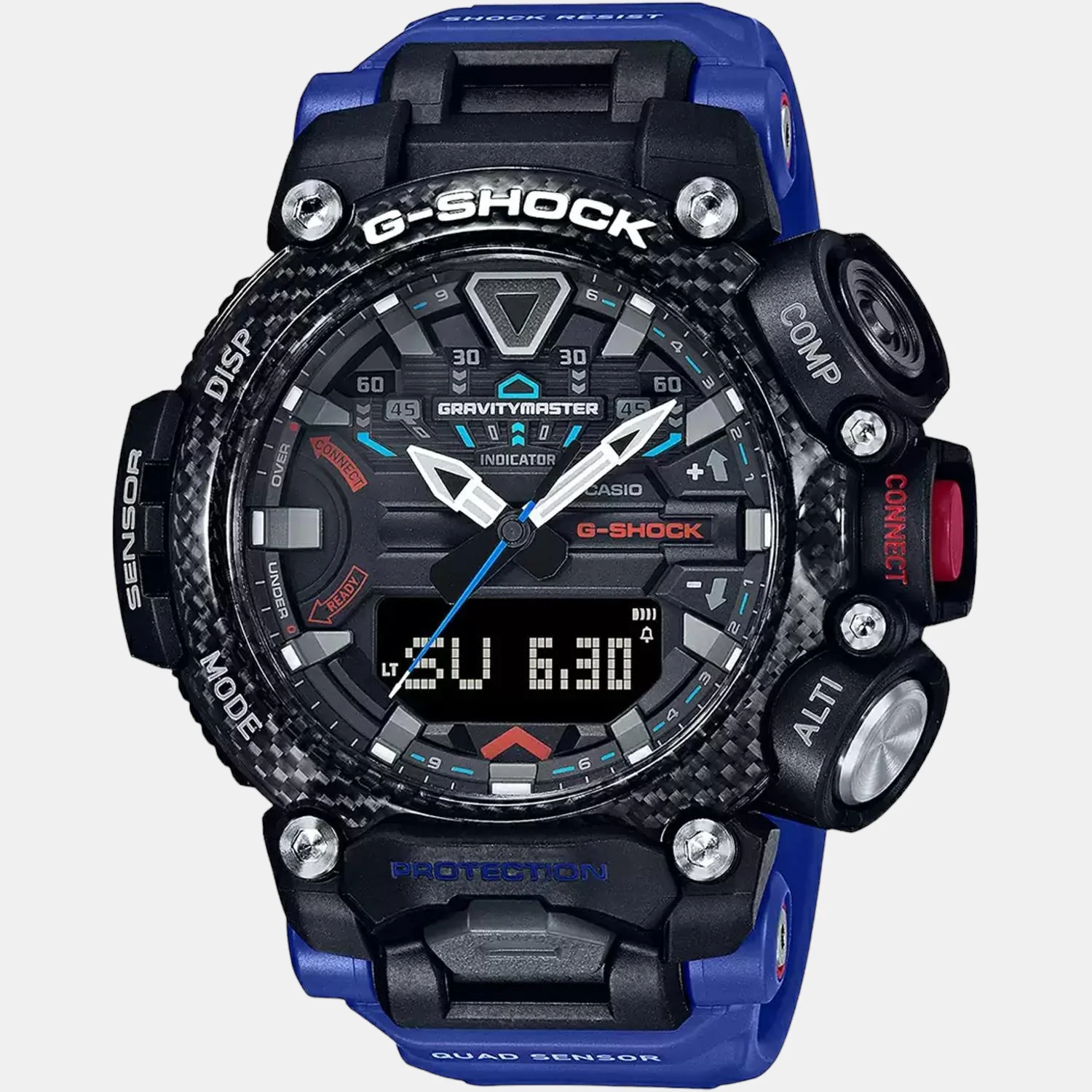 G-Shock Men Quartz Black Dial Analog-Digital Resin Watch G1073 - Image 2