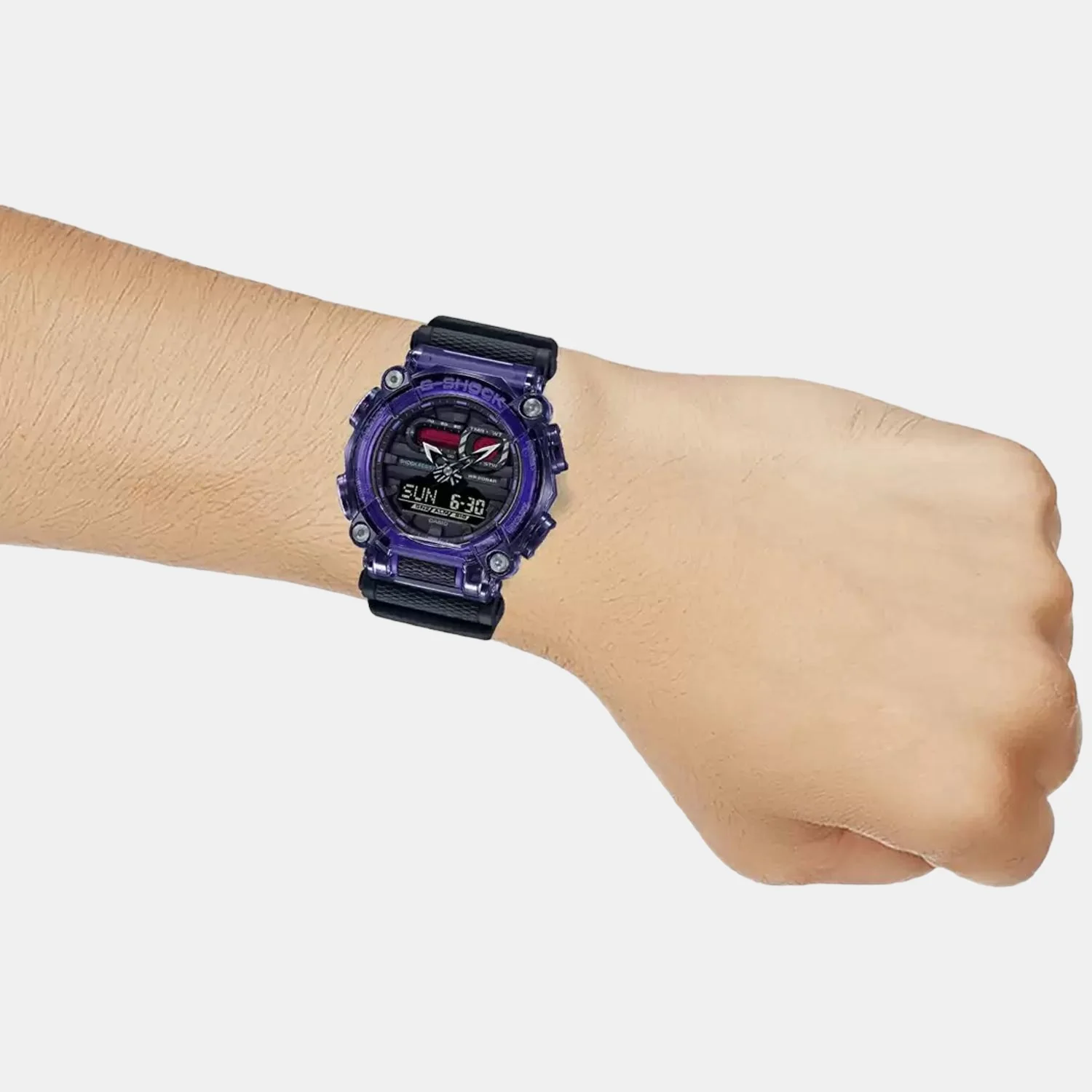 G-Shock Men Quartz Black Dial Analog-Digital Resin Watch G1168 - Image 6