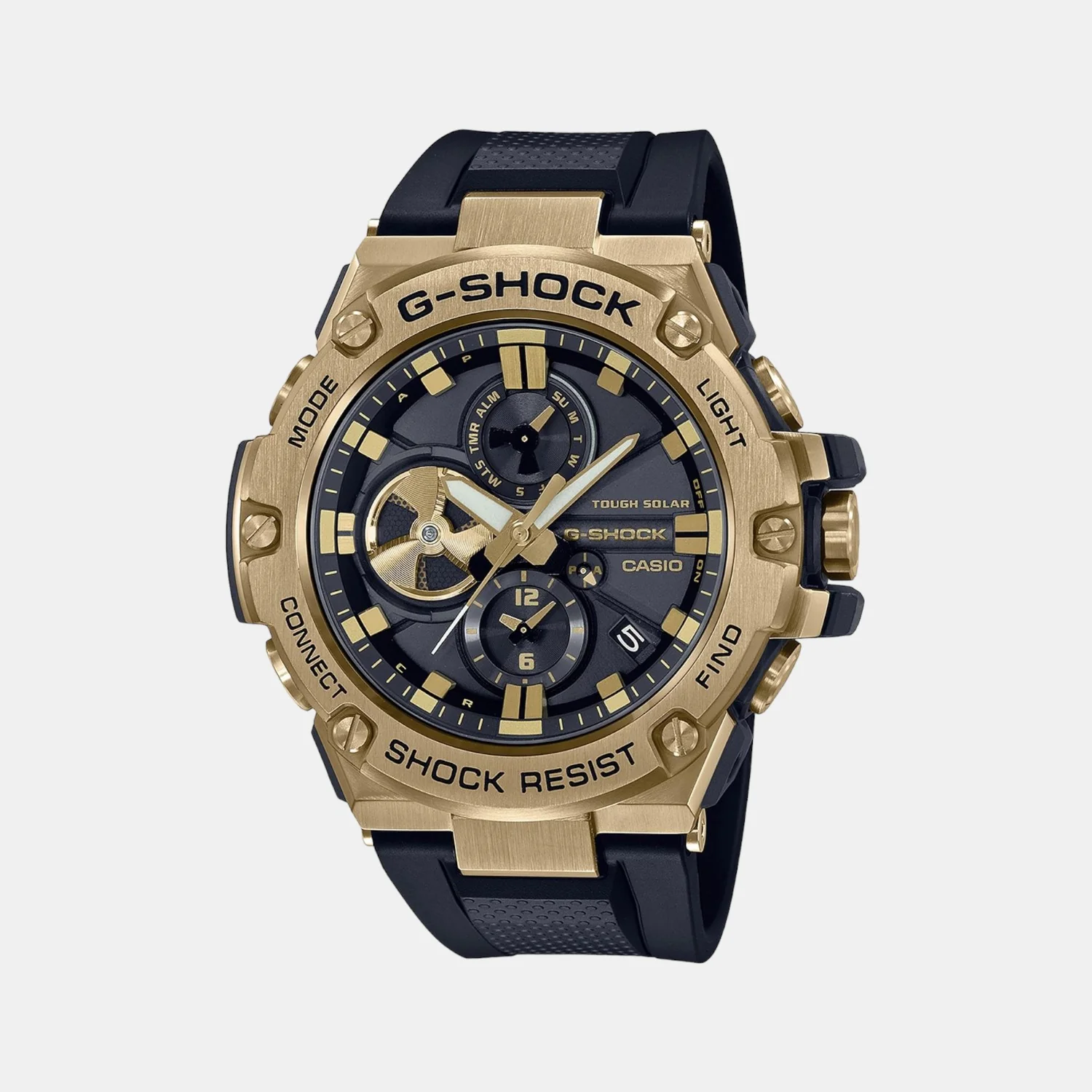 G-Shock Men Quartz Gold Dial Analog-Digital Resin Watch G1273