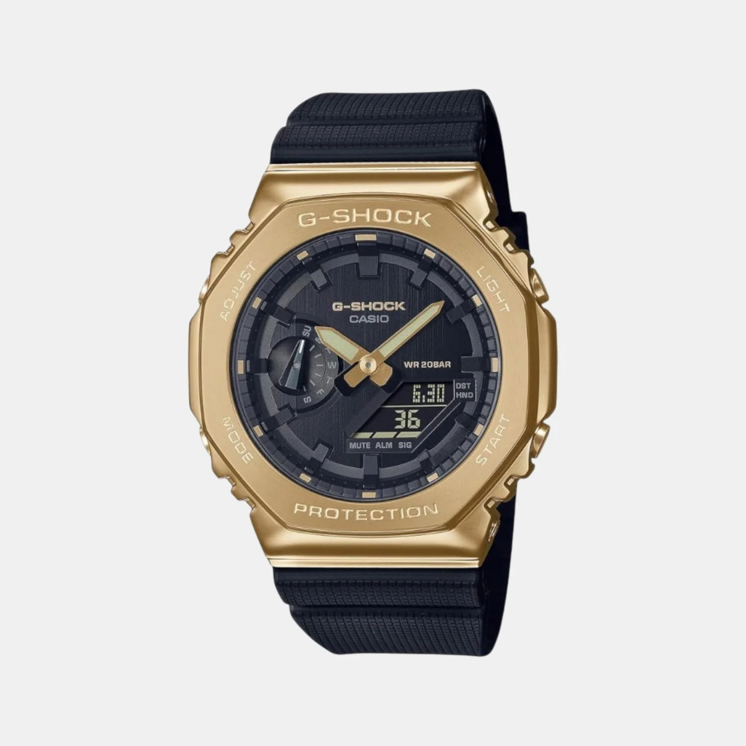 G-Shock Men Quartz Black Dial Analog-Digital Resin Watch G1278