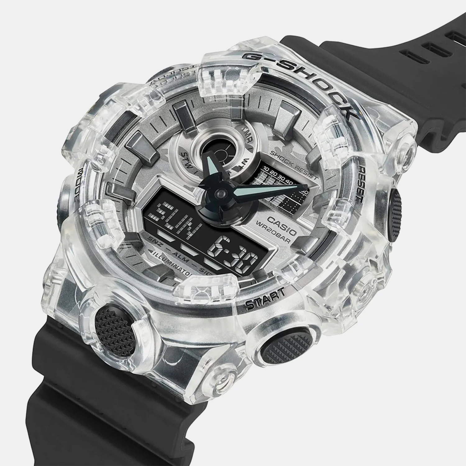 G-Shock Men Quartz Black Dial Analog-Digital Resin Watch G1280 - Image 2