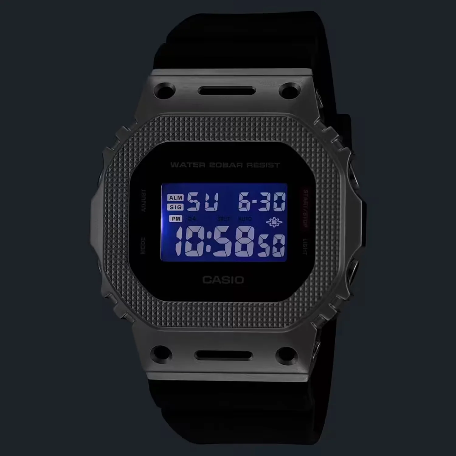 G-shock Men Quartz Black Dial Analog-Digital Resin Watch G1764 - Image 2