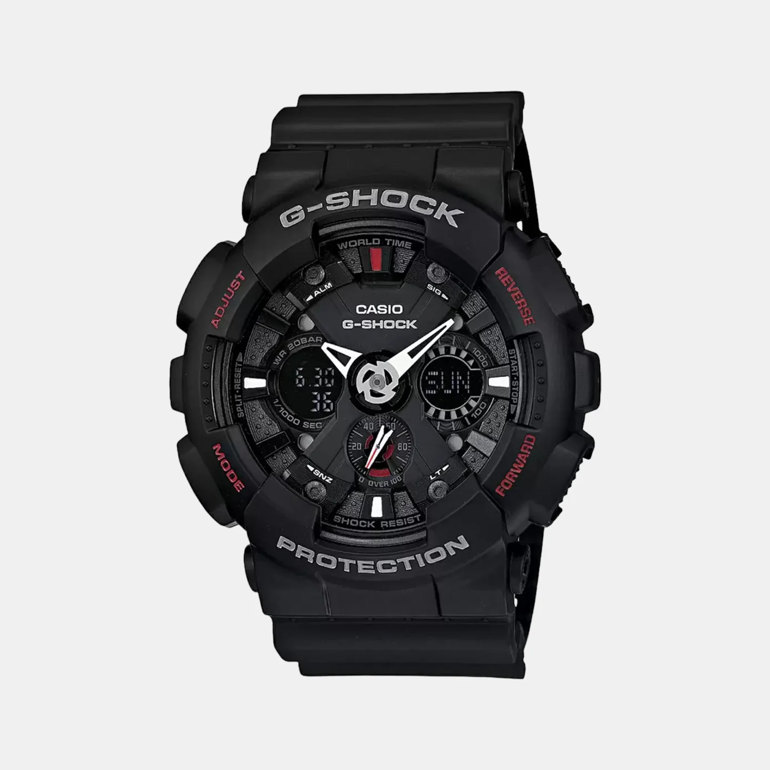 G-Shock Men Quartz Black Dial Analog-Digital Resin Watch G346