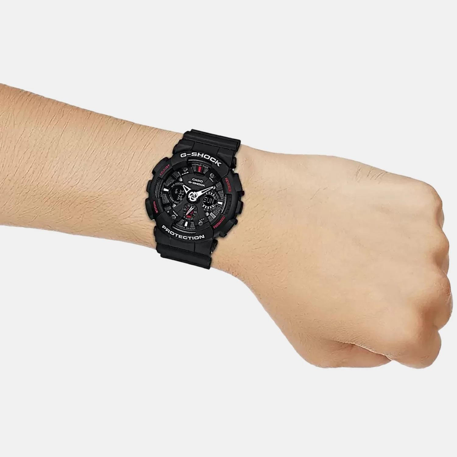 G-Shock Men Quartz Black Dial Analog-Digital Resin Watch G346 - Image 7