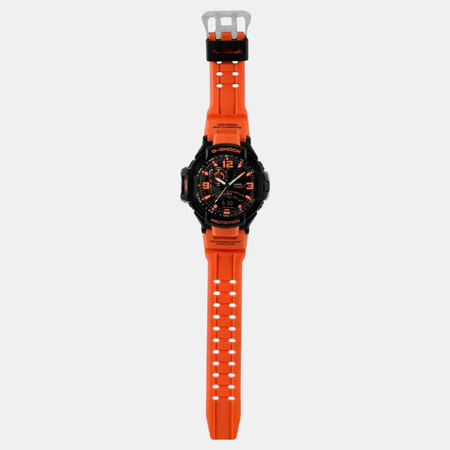 G-Shock Men Quartz Black Dial Analog-Digital Resin Watch G468 - Image 3