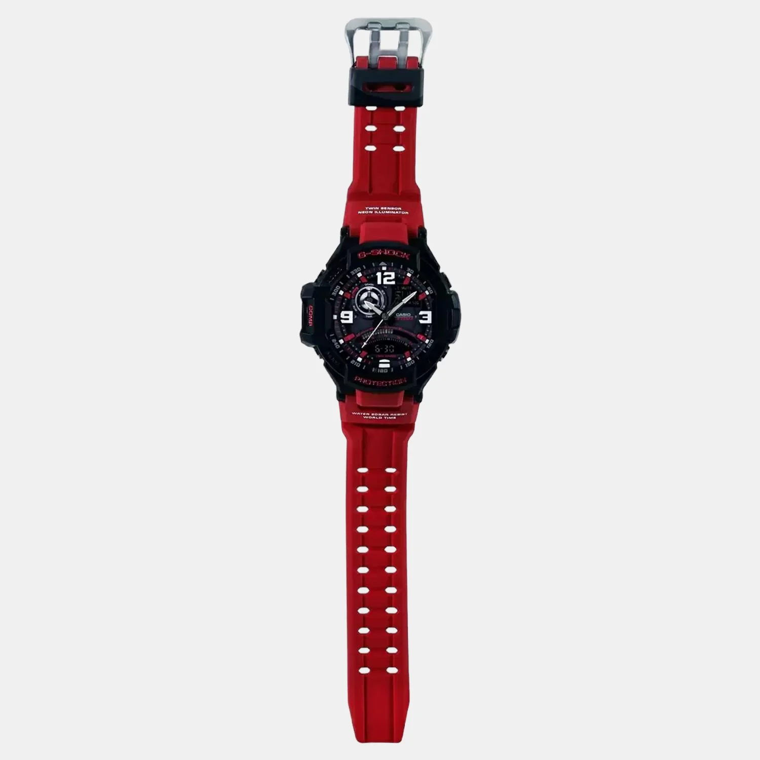 G-Shock Men Quartz Black Dial Analog-Digital Resin Watch G542 - Image 3