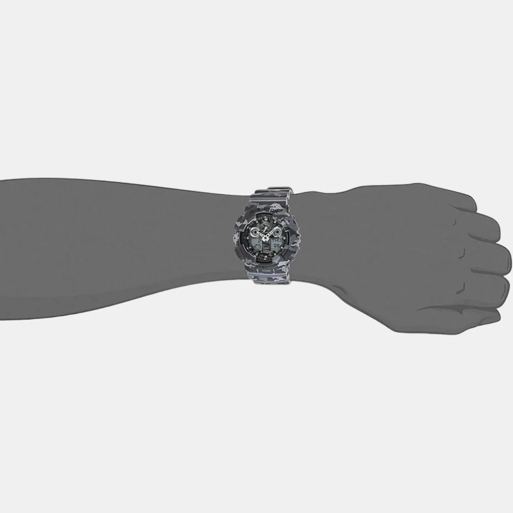 G-Shock Men Quartz Black Dial Analog-Digital Resin Watch G581 - Image 4