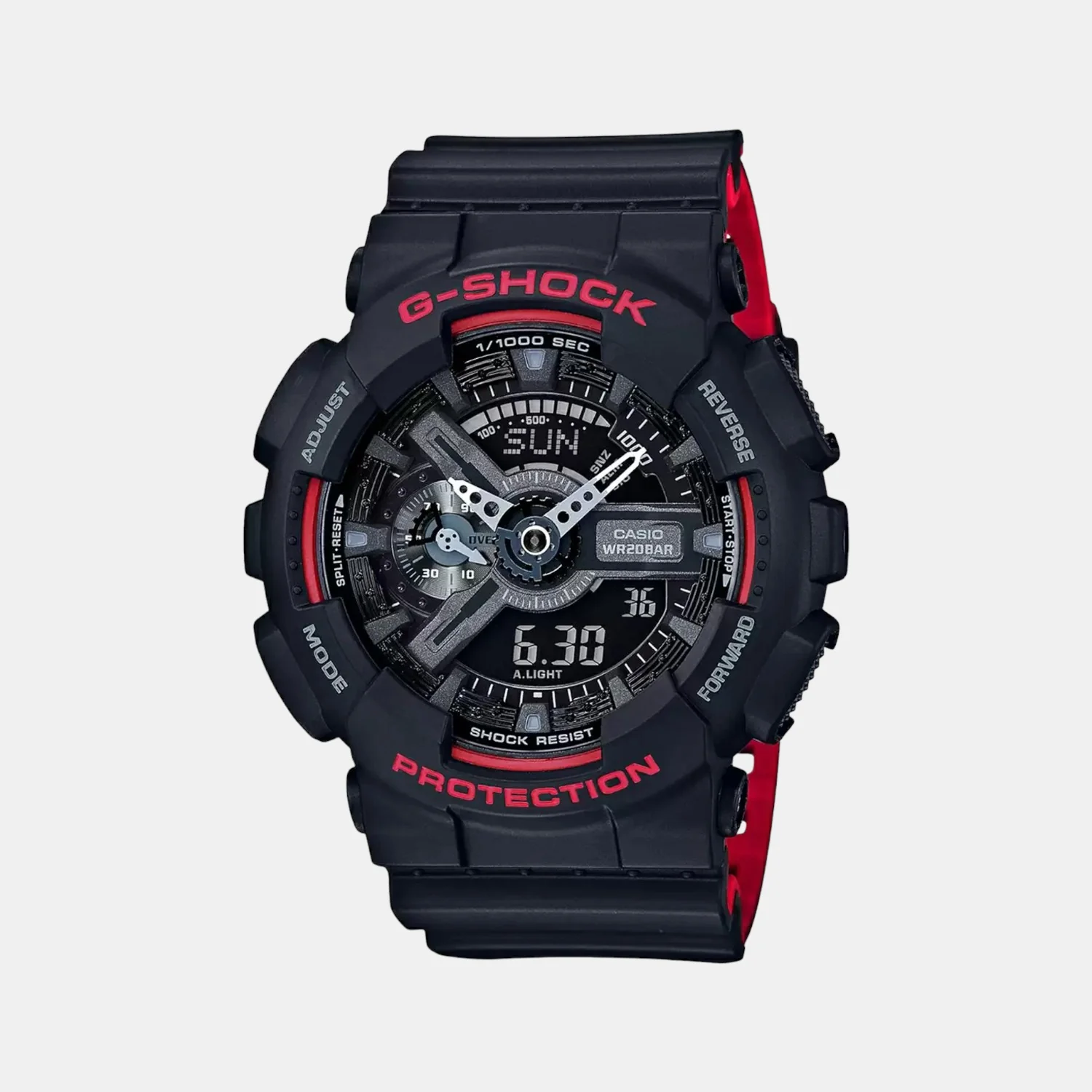 G-Shock Men Quartz Black Dial Analog-Digital Resin Watch G700